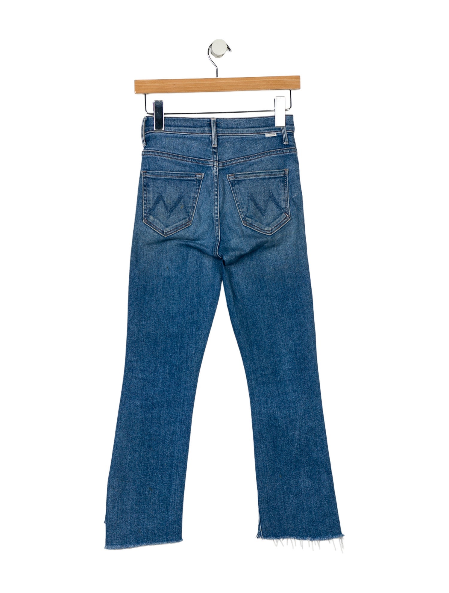 Mother Mid-Rise Straight Leg Jeans