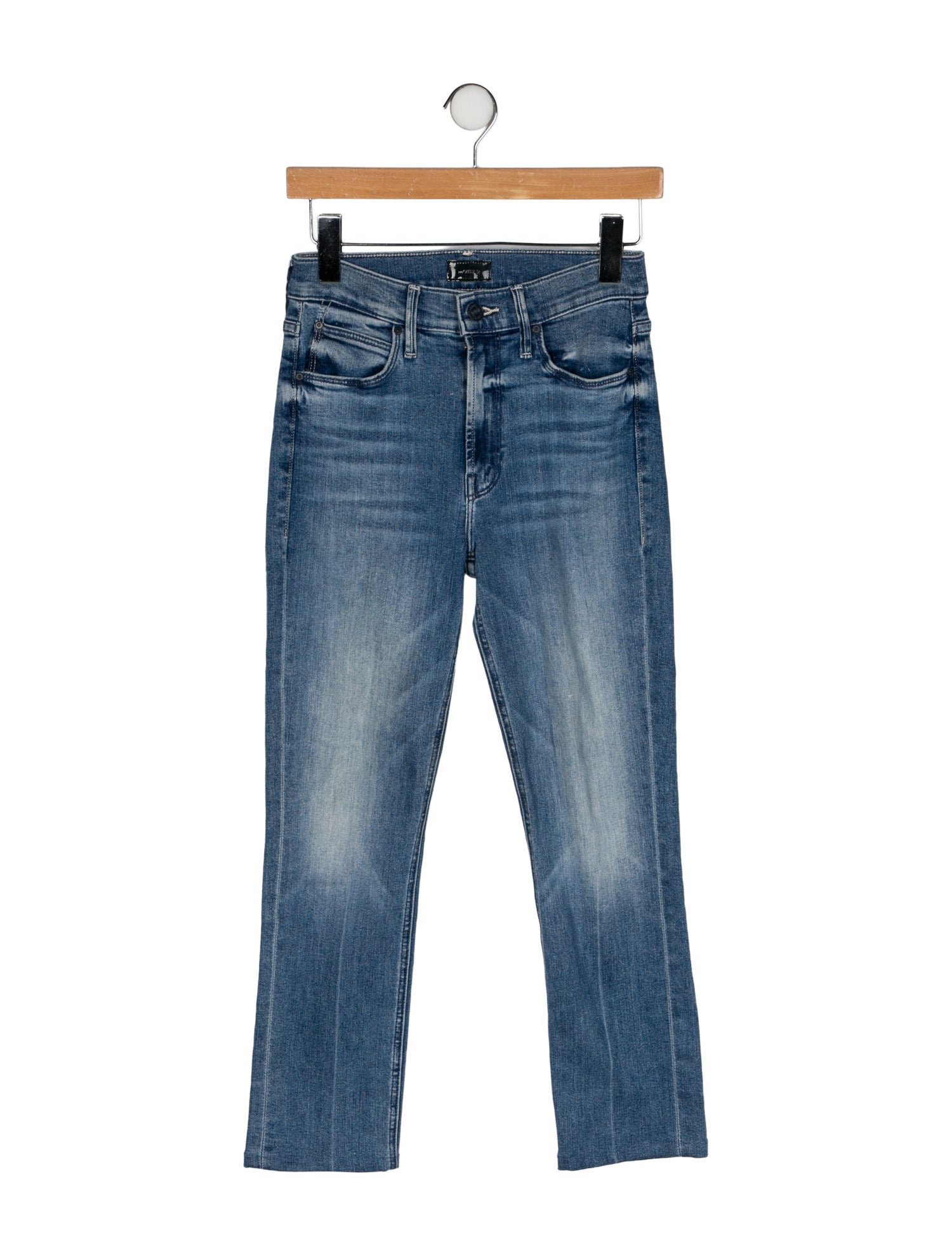 Mother Mid-Rise Skinny Leg Jeans