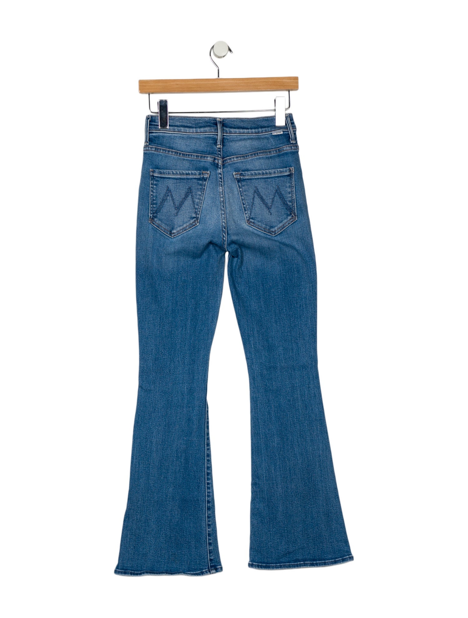 Mother Mid-Rise Wide Leg Jeans