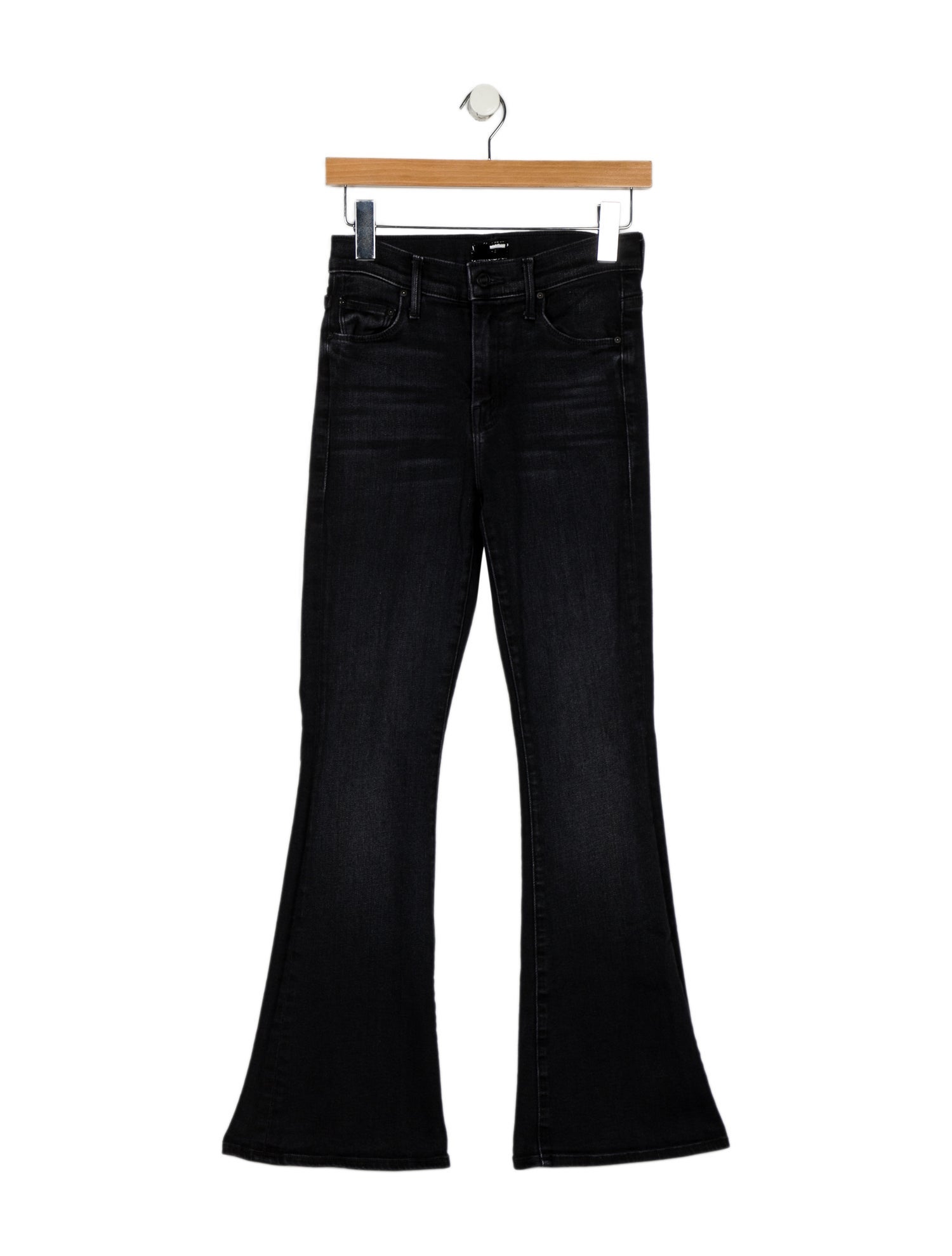 Mother Mid-Rise Wide Leg Jeans