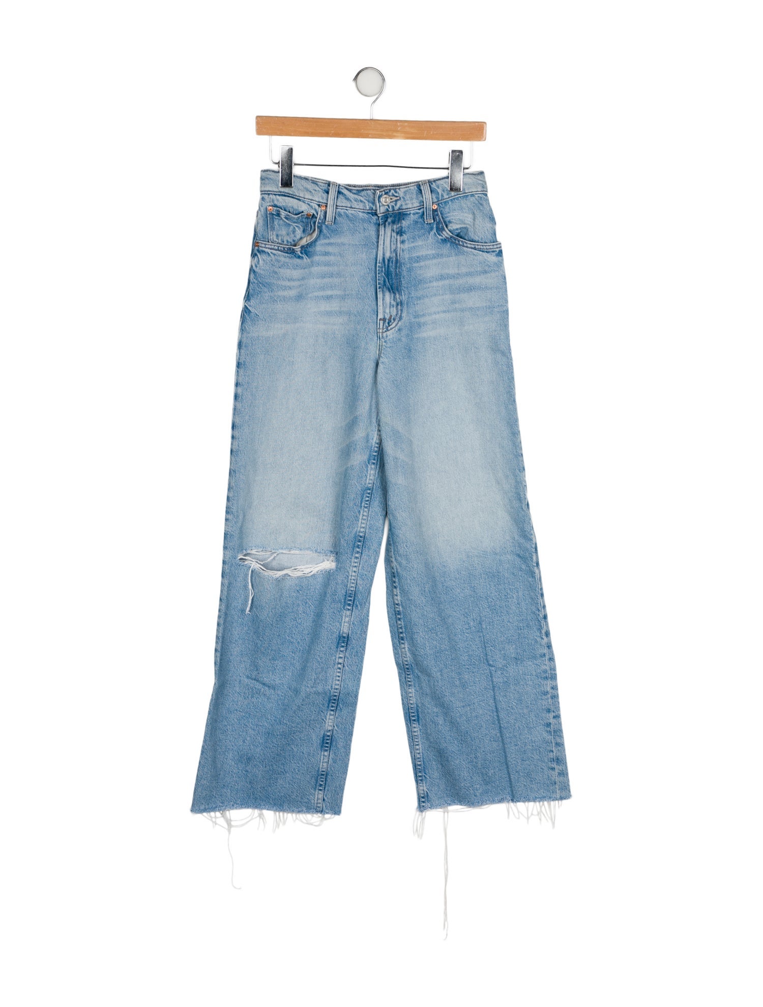 Mother High-Rise Wide Leg Jeans
