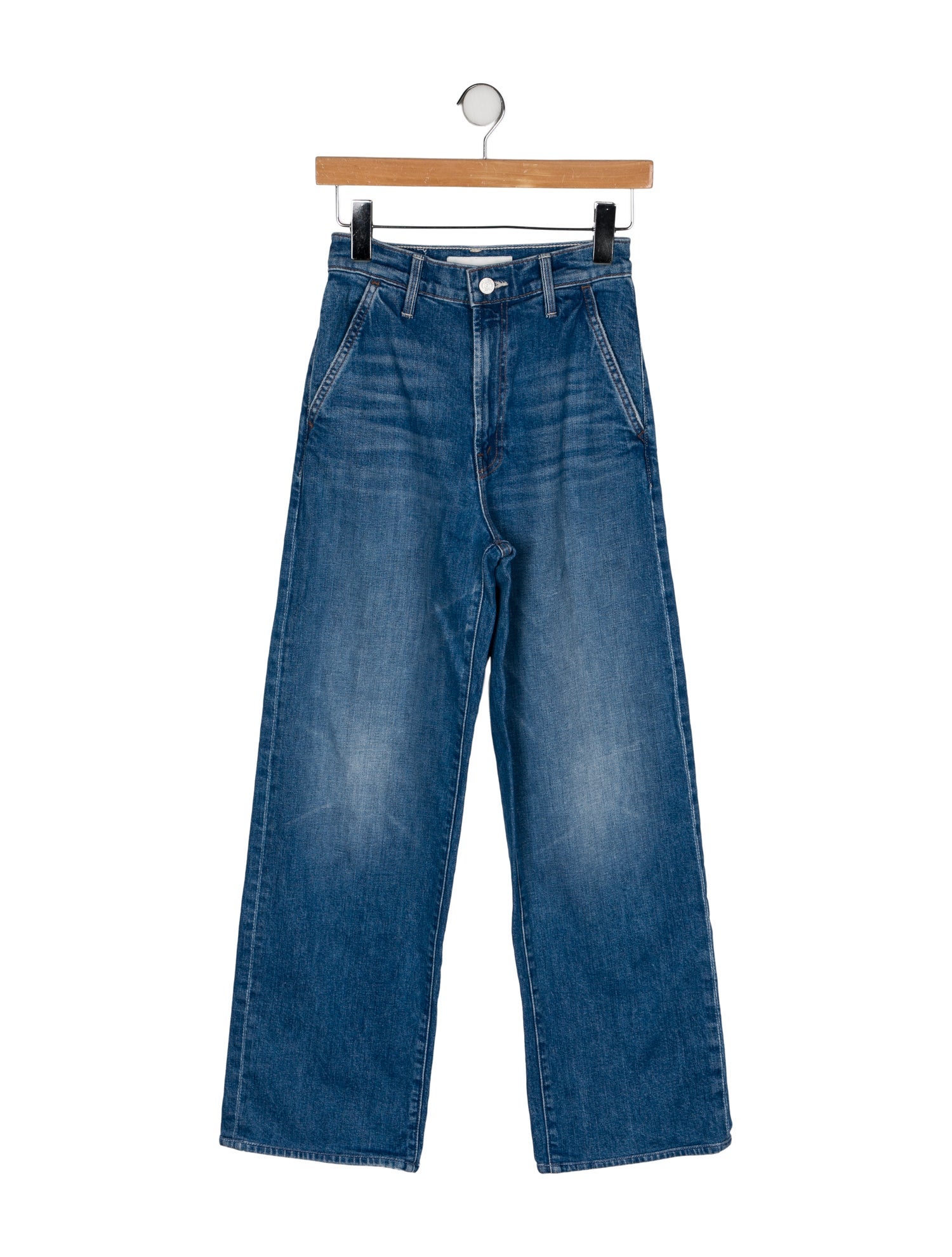 Mother High-Rise Wide Leg Jeans