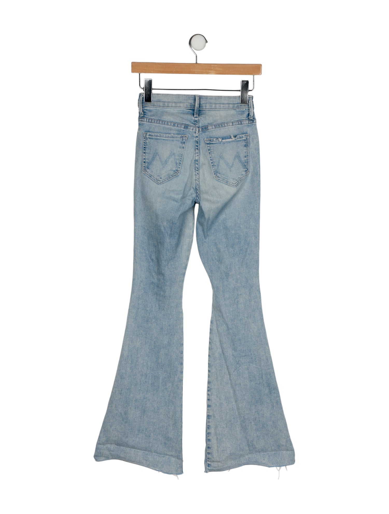 Mother Mid-Rise Wide Leg Jeans