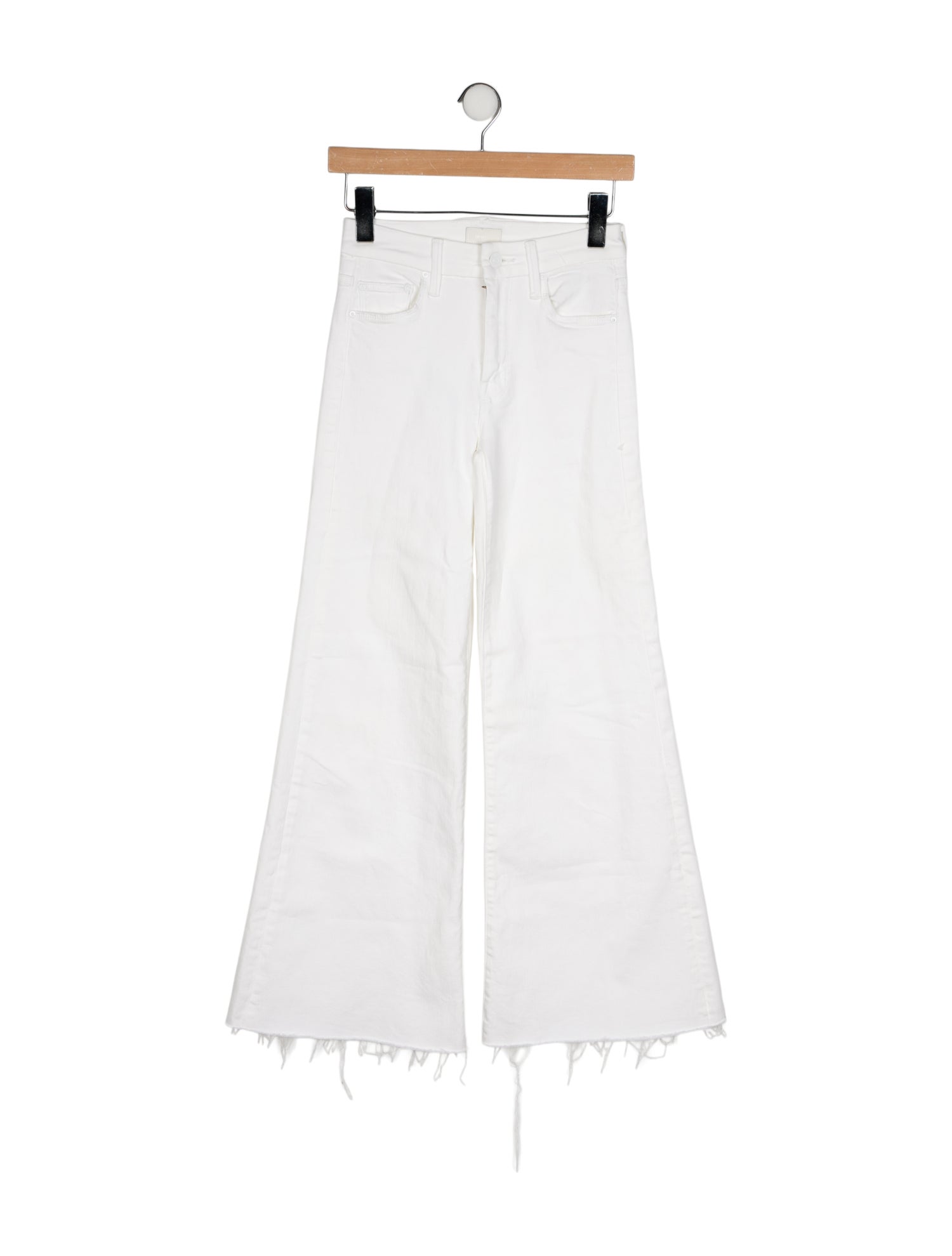 Mother Mid-Rise Wide Leg Jeans