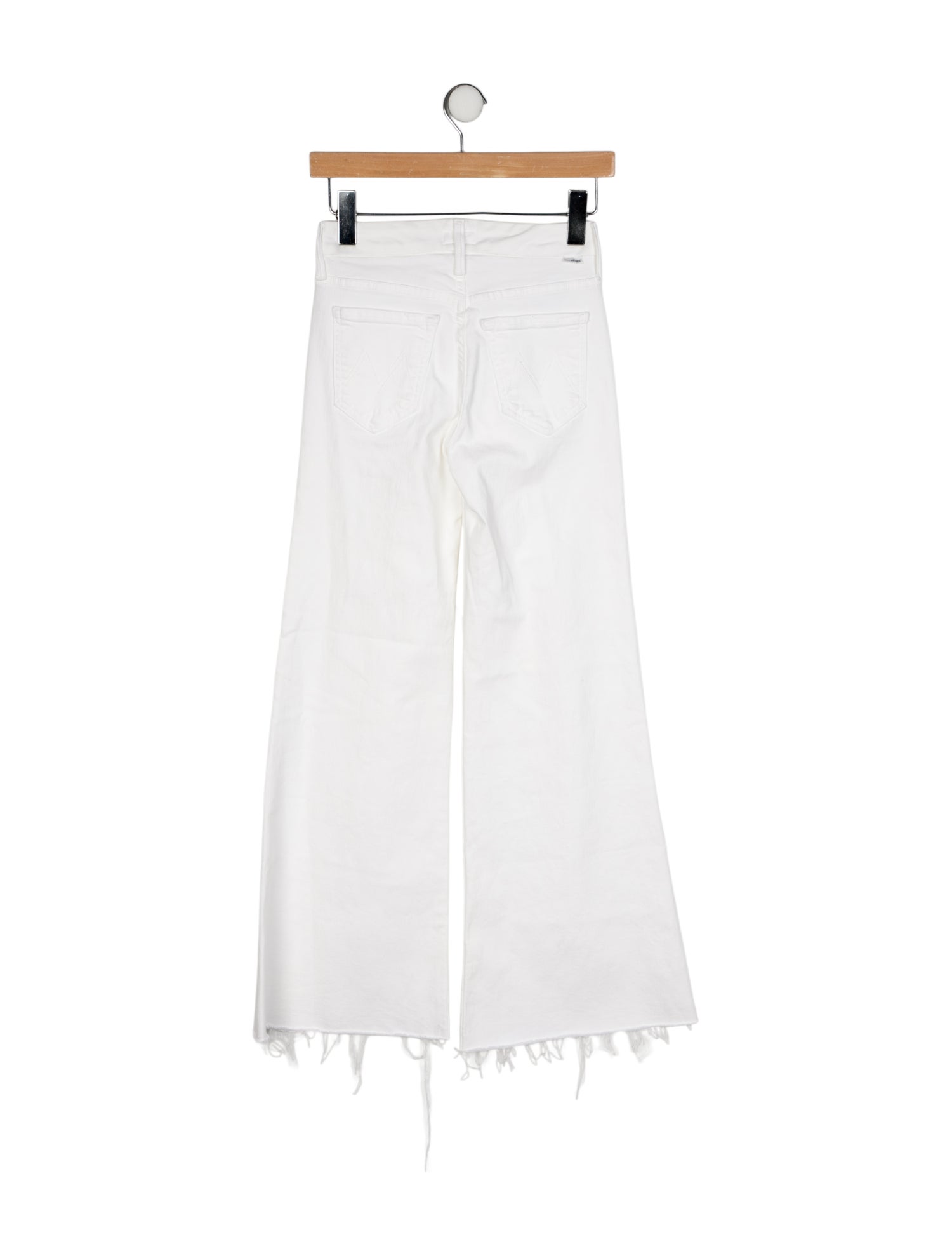 Mother Mid-Rise Wide Leg Jeans