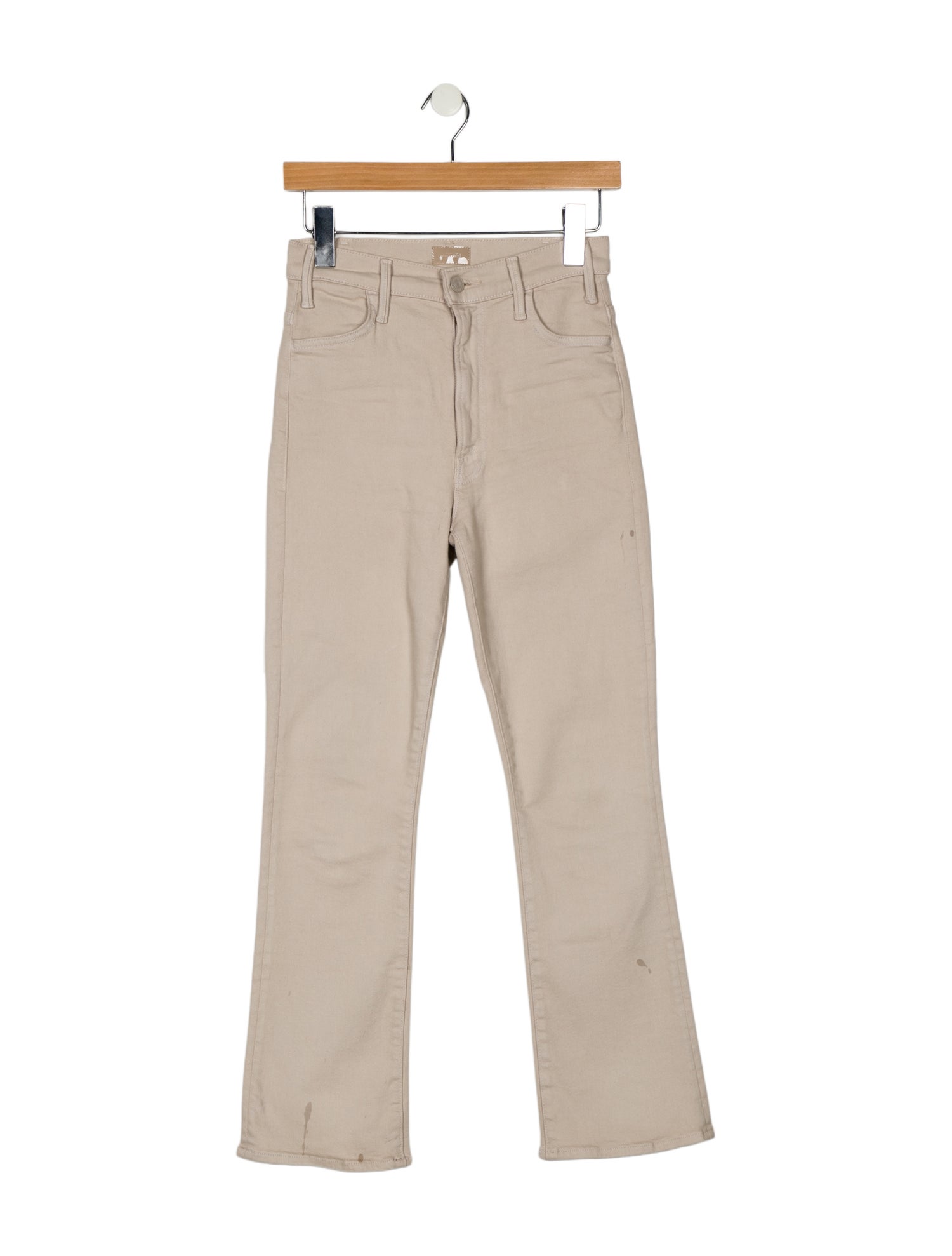Mother Mid-Rise Straight Leg Jeans