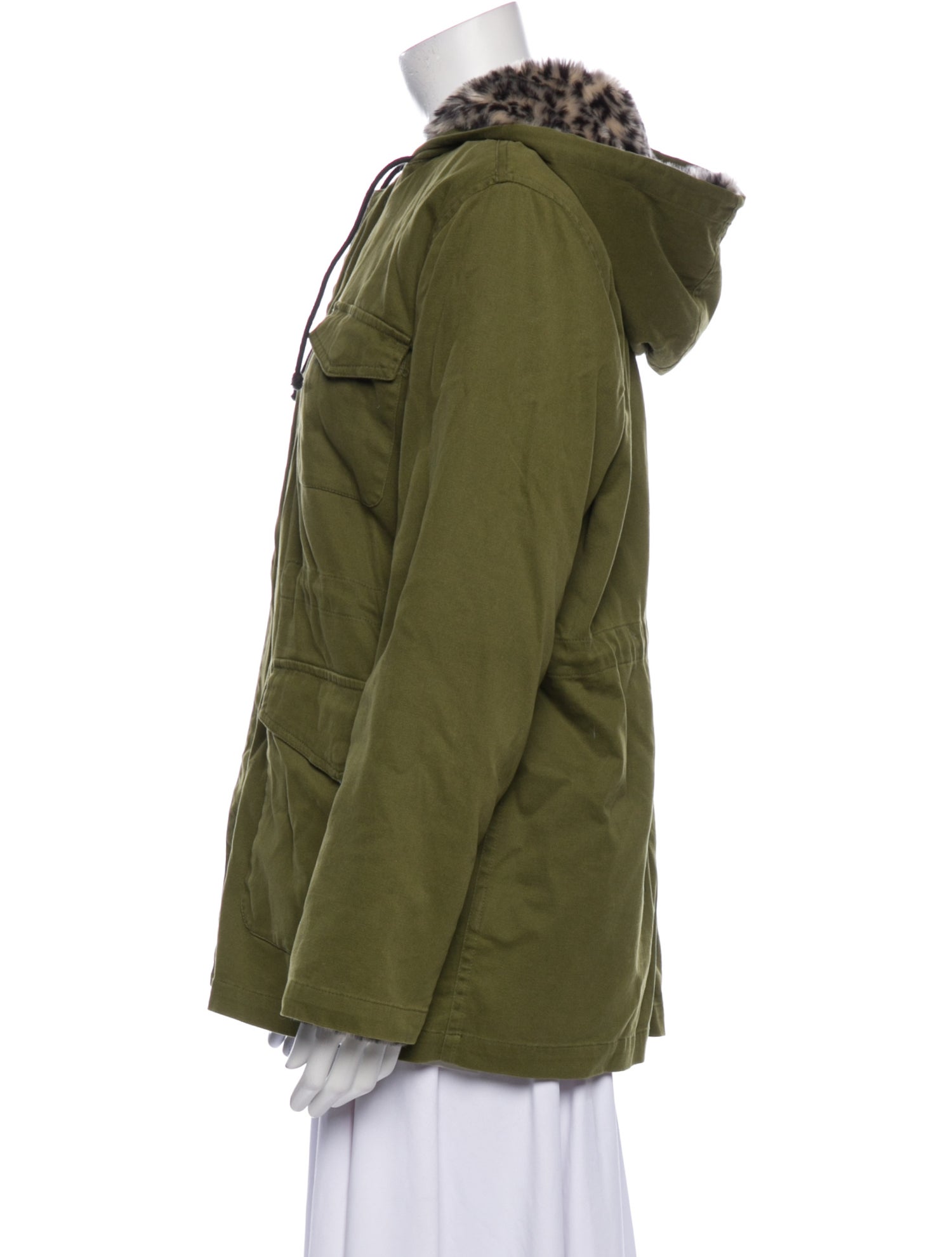 Mother Faux Fur Utility Jacket