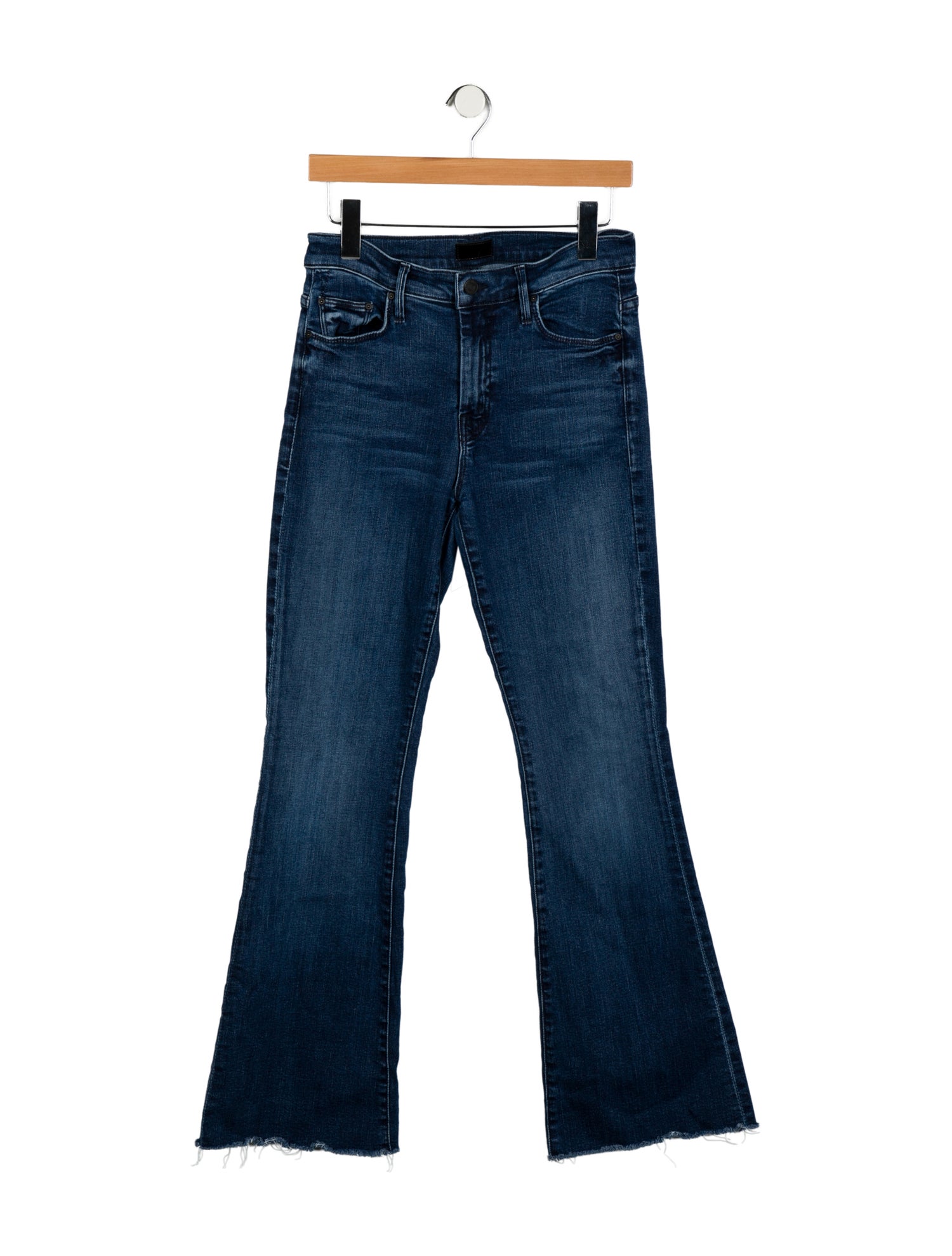 Mother Mid-Rise Wide Leg Jeans