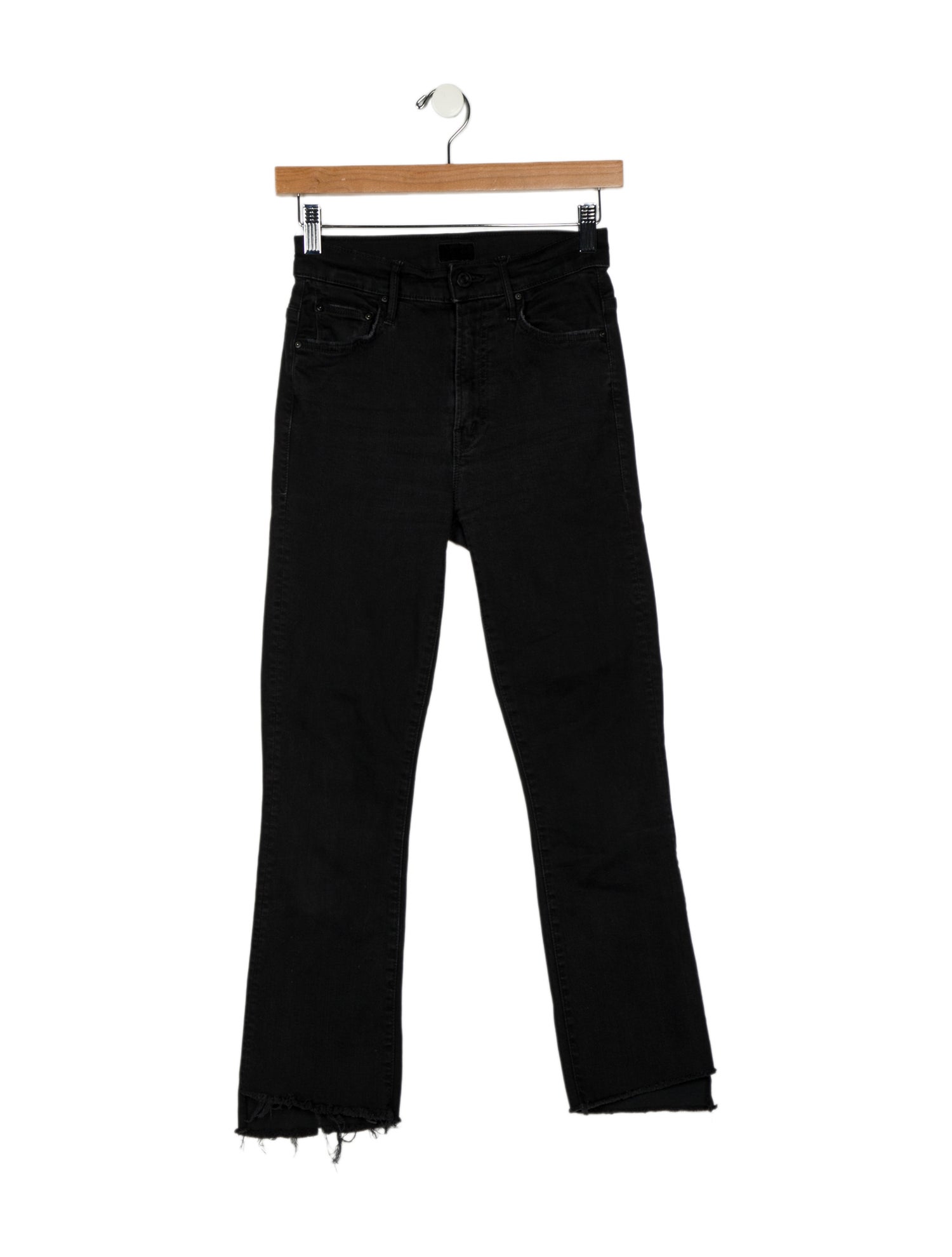 Mother Mid-Rise Straight Leg Jeans