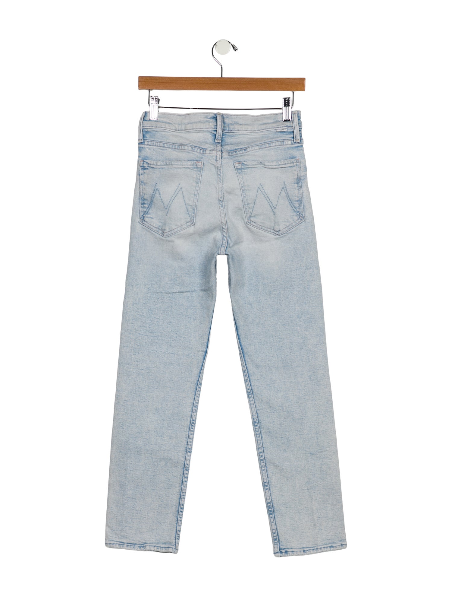Mother Mid-Rise Straight Leg Jeans