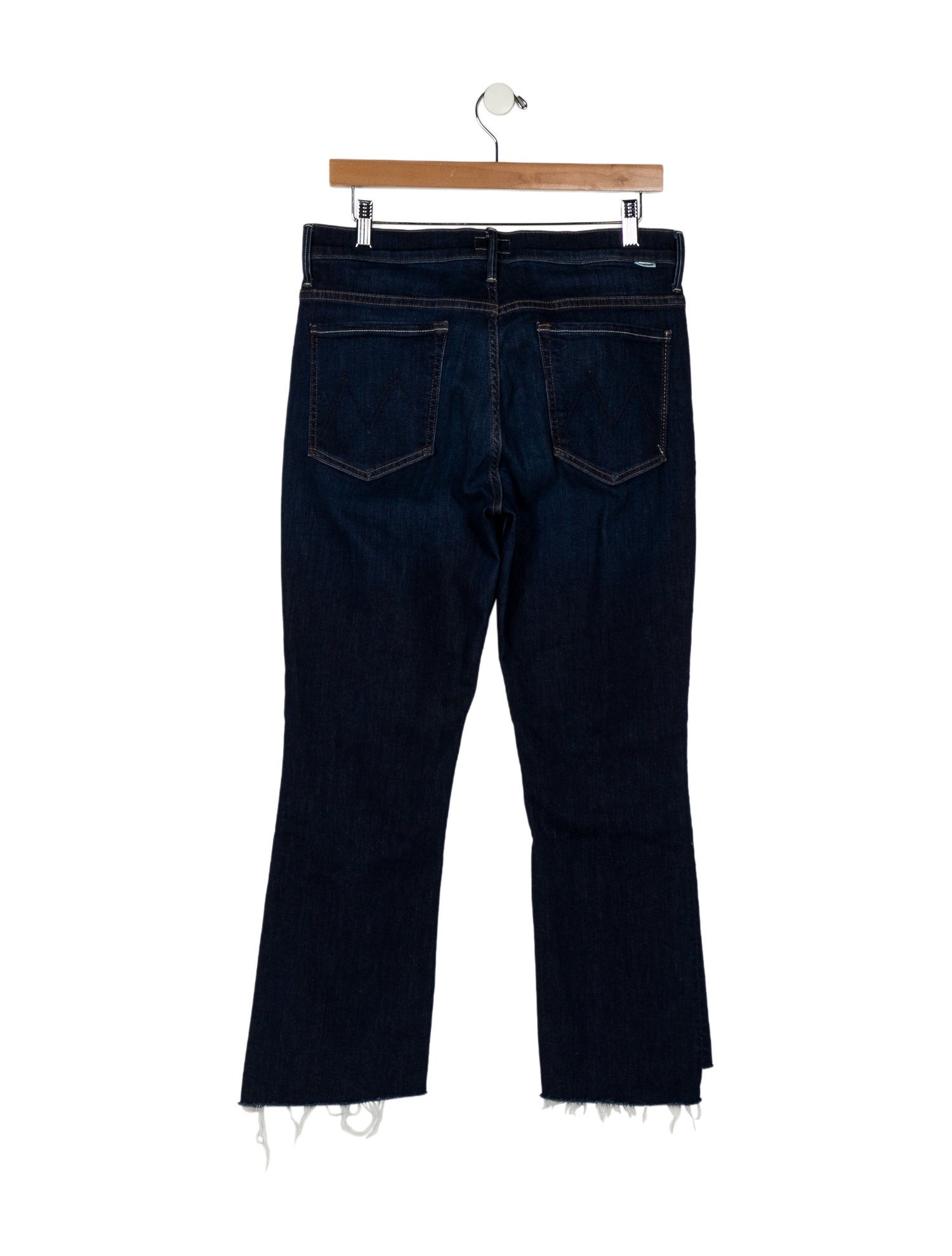 Mother Mid-Rise Straight Leg Jeans