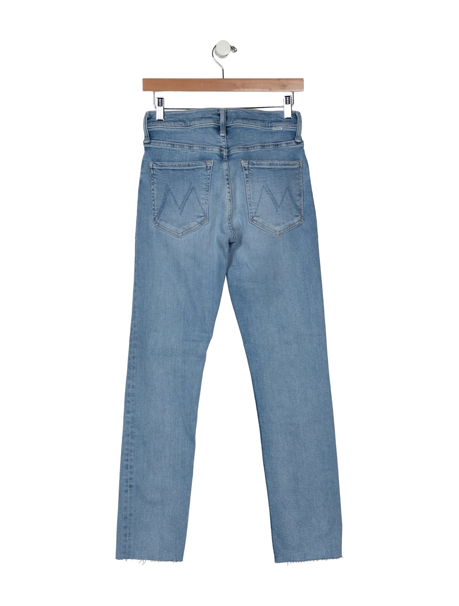 Mother Mid-Rise Straight Leg Jeans