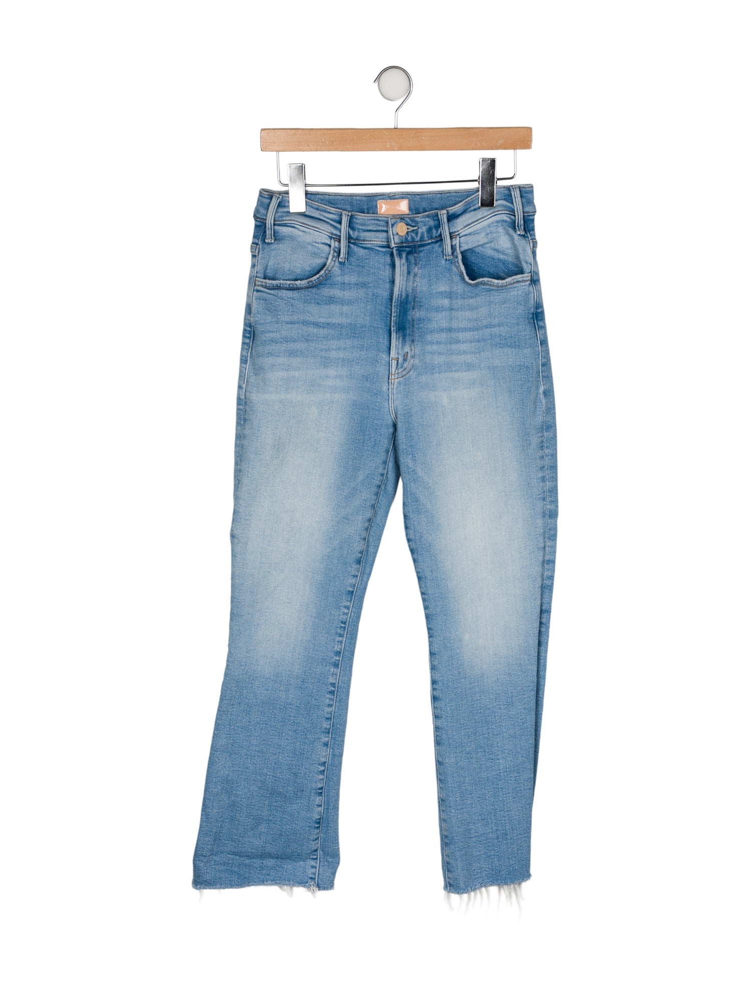 Mother Mid-Rise Wide Leg Jeans