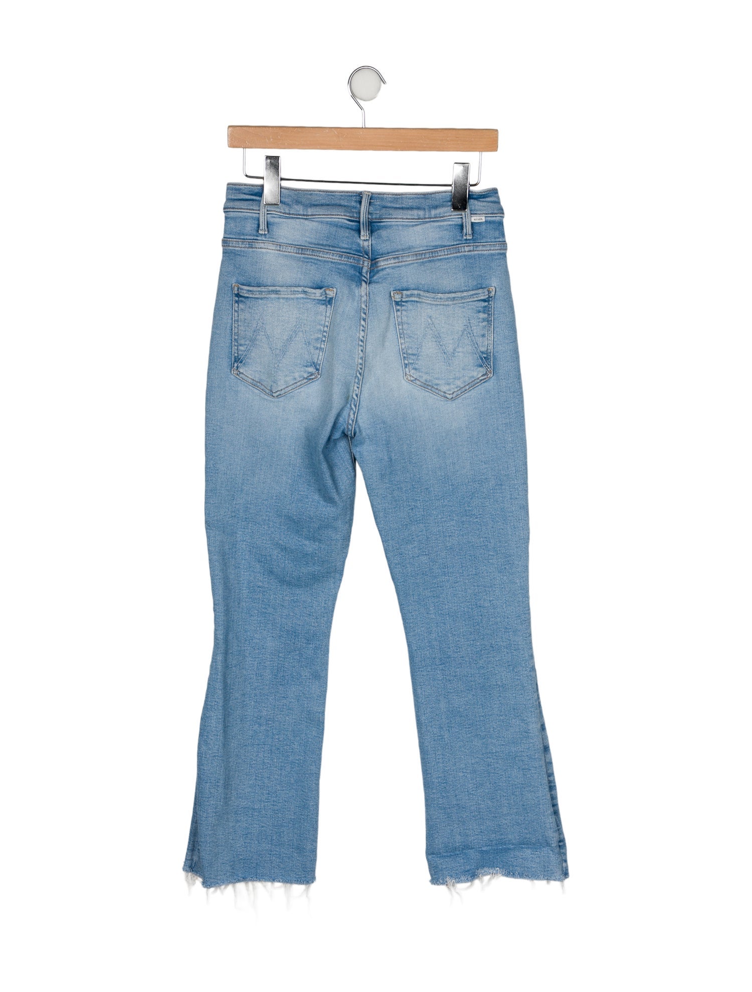 Mother Mid-Rise Wide Leg Jeans