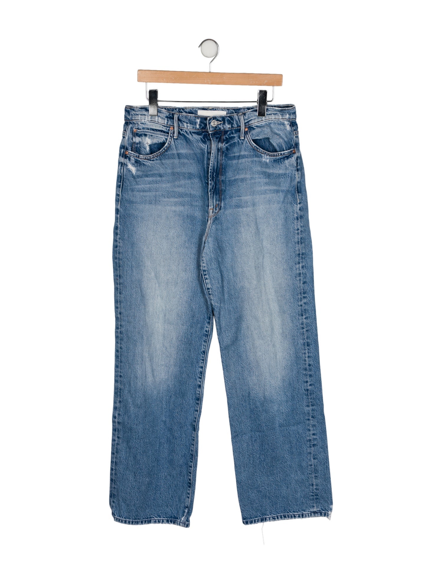 Mother High-Rise Wide Leg Jeans