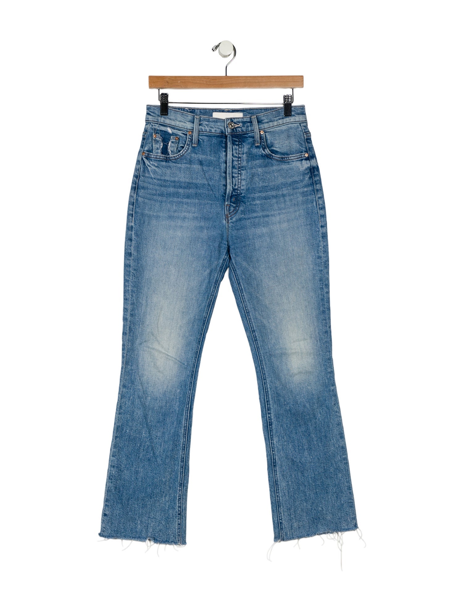 Mother High-Rise Straight Leg Jeans
