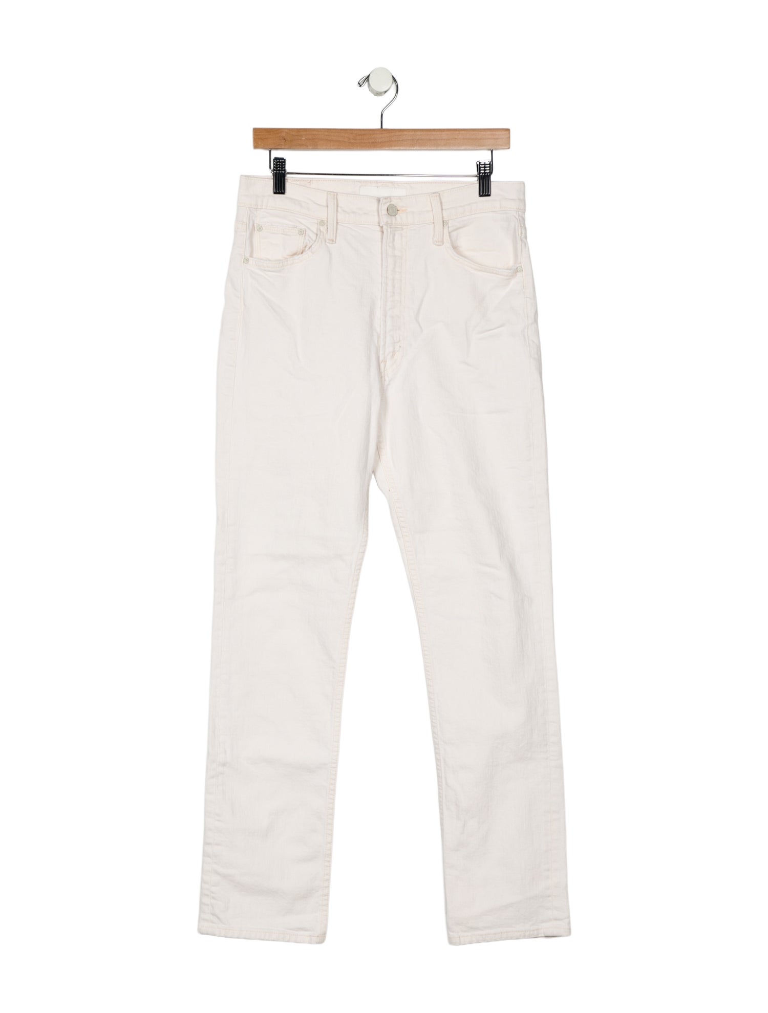 Mother High-Rise Straight Leg Jeans