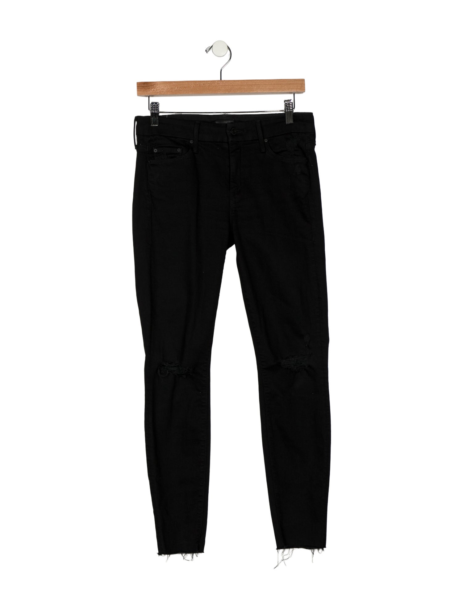 Mother Mid-Rise Skinny Leg Jeans