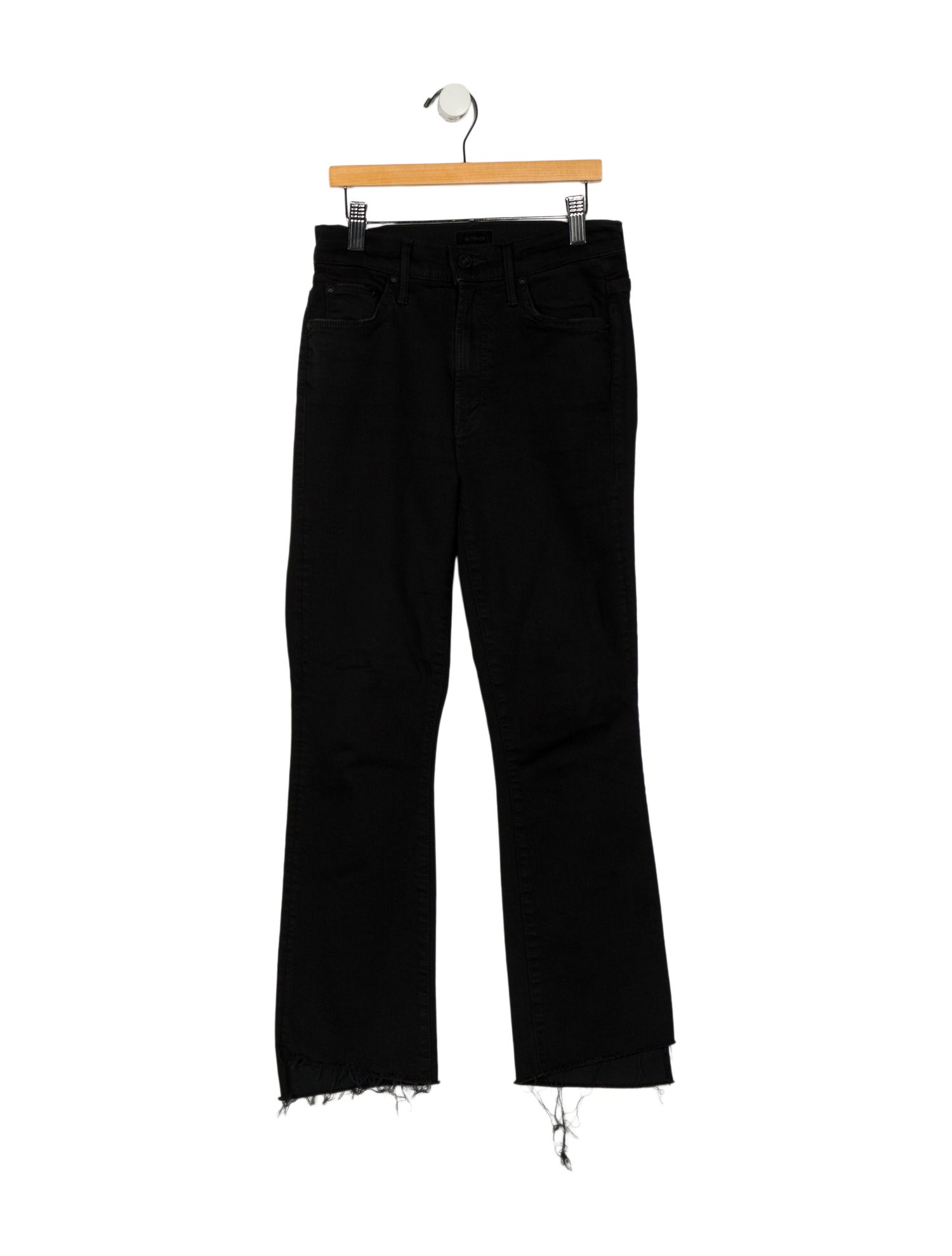 Mother Mid-Rise Straight Leg Jeans