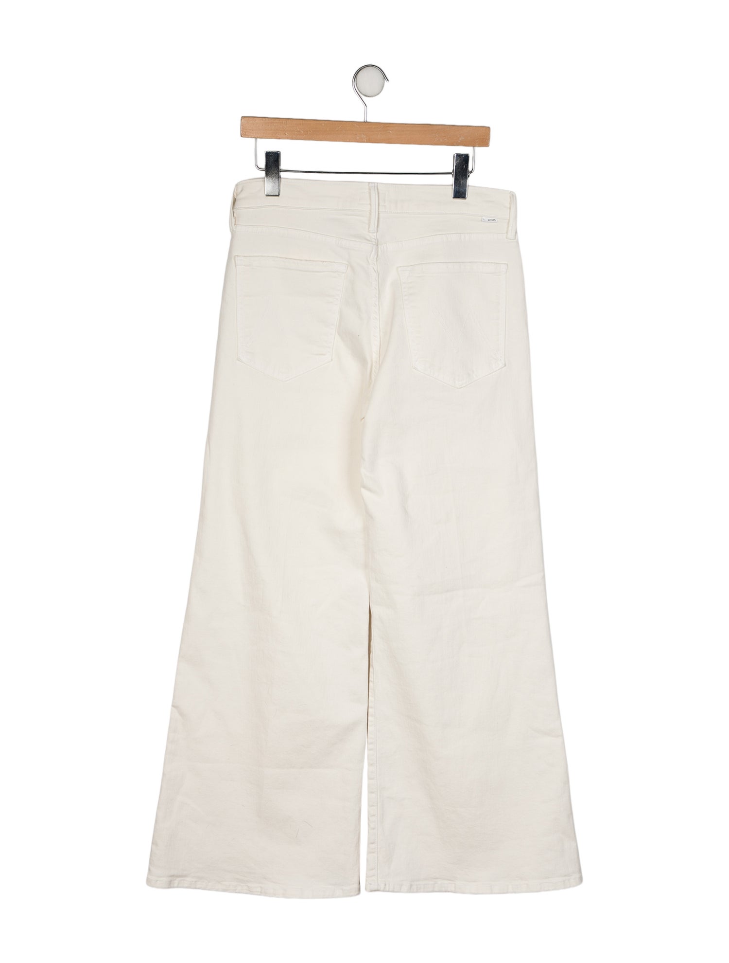 Mother Mid-Rise Wide Leg Jeans