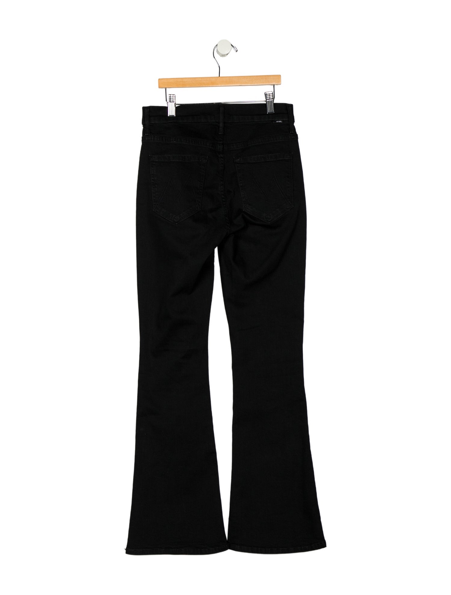 Mother Mid-Rise Wide Leg Jeans