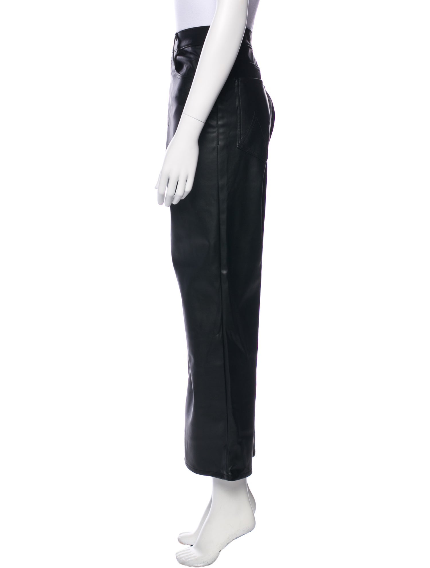 Mother Faux Leather Wide Leg Pants w/ Tags