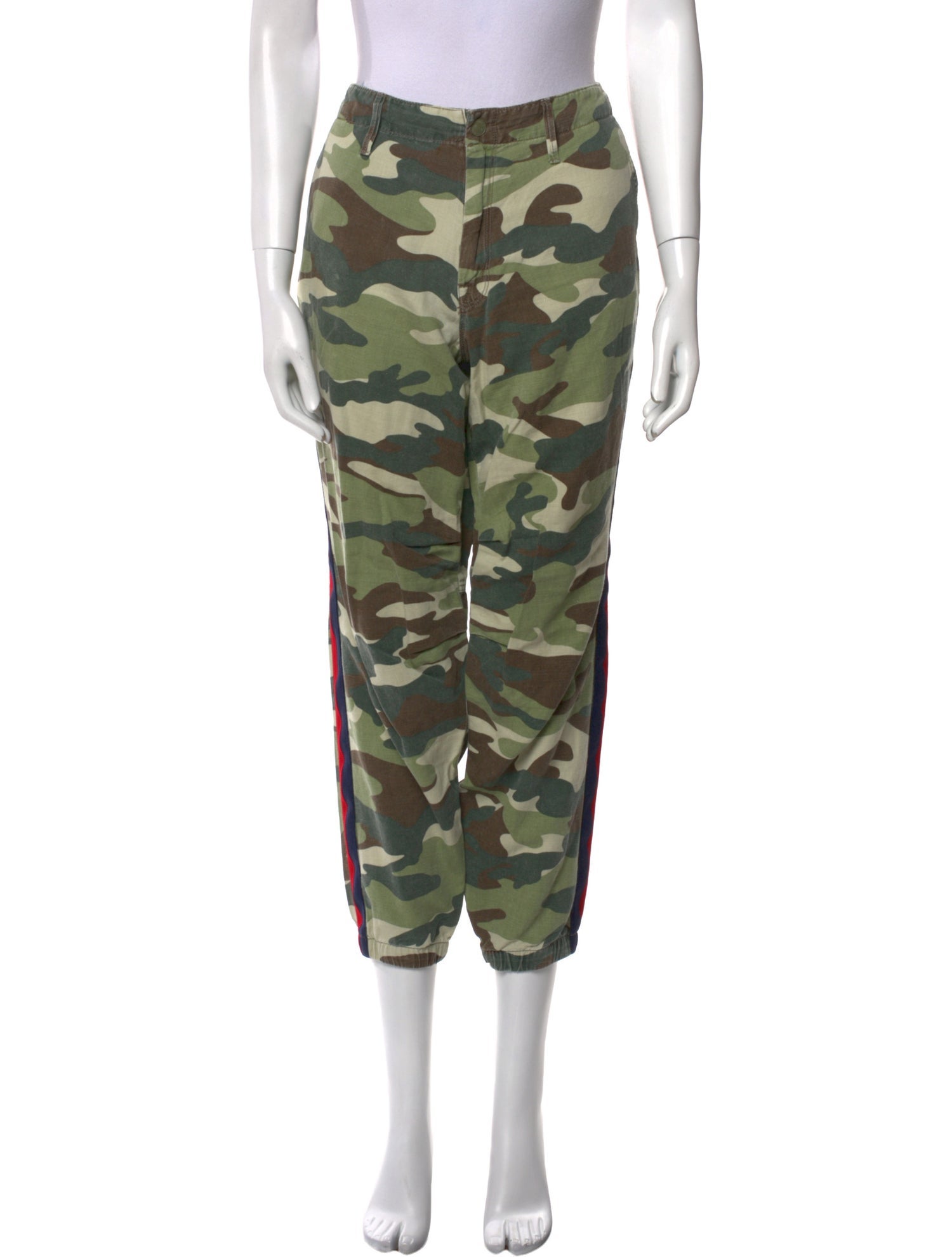 Mother Printed Skinny Leg Pants