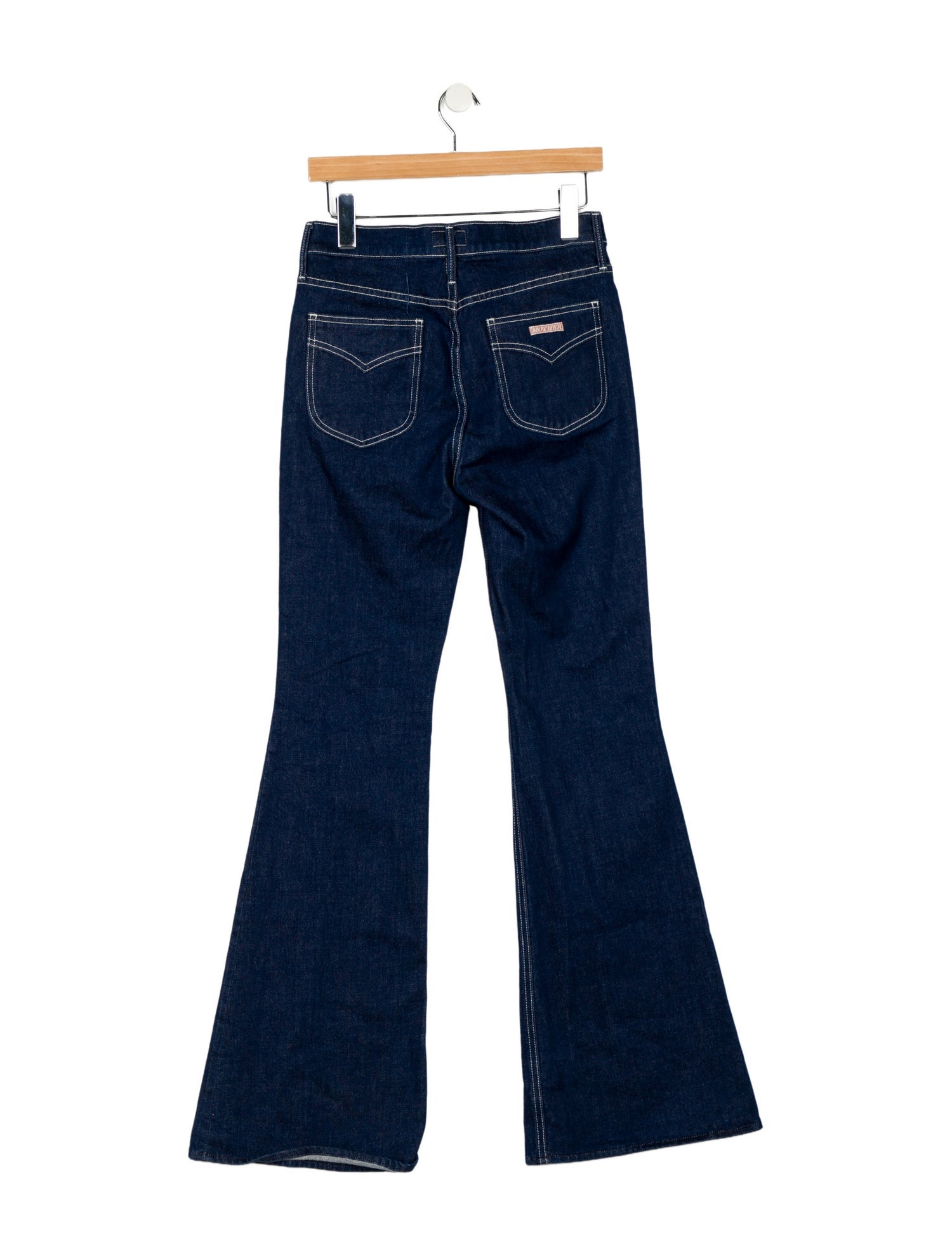 Mother Mid-Rise Wide Leg Jeans