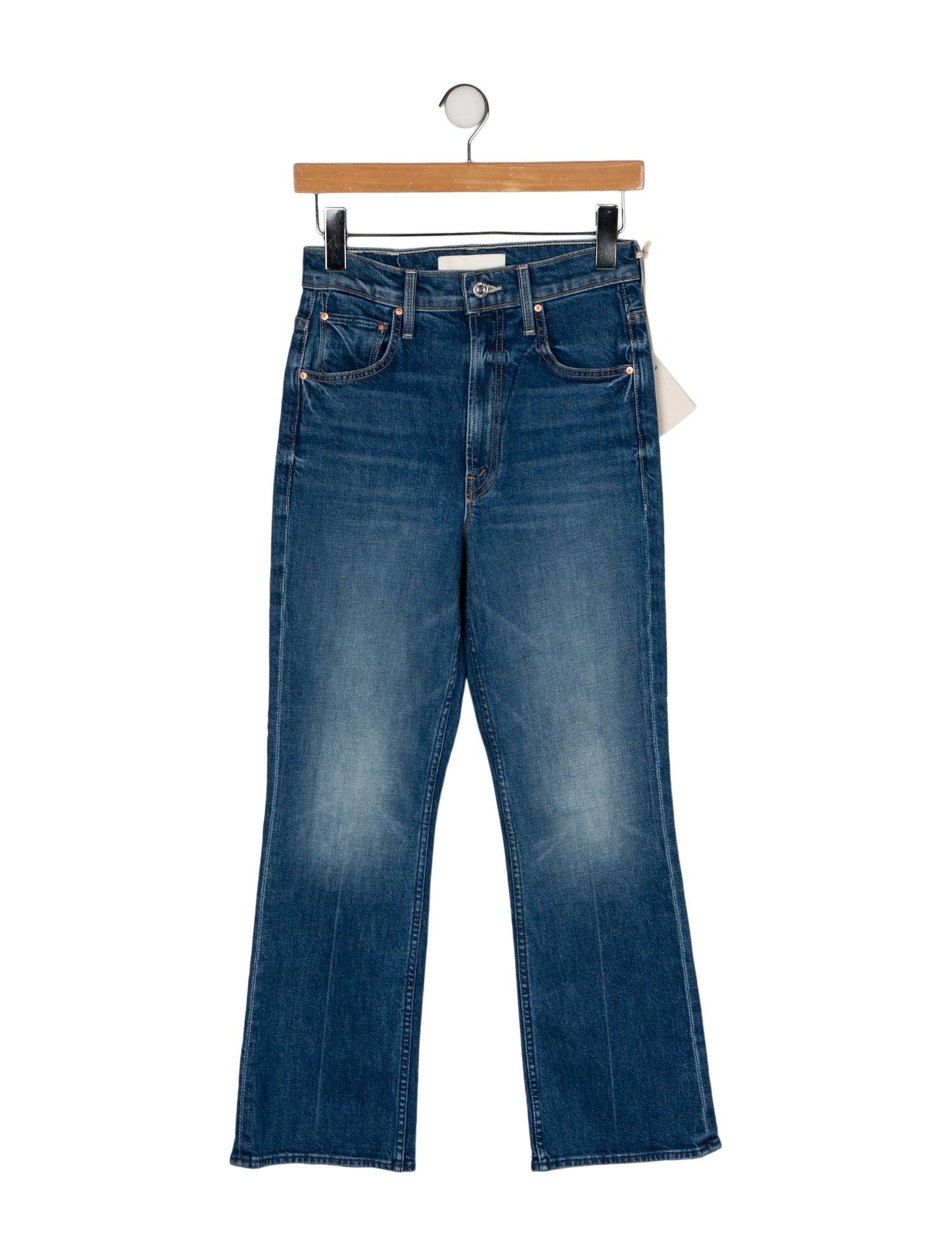 Mother High-Rise Straight Leg Jeans
