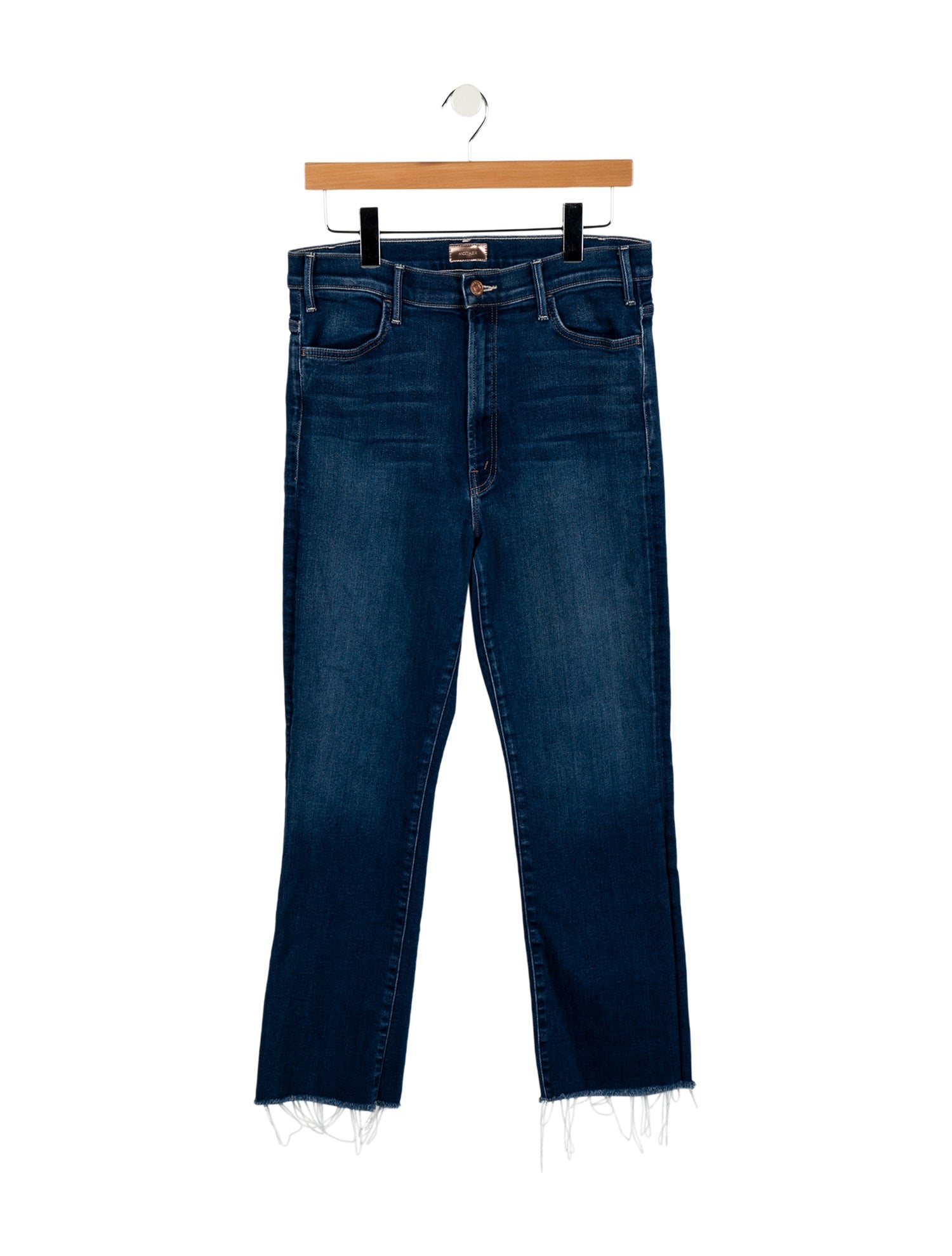 Mother High-Rise Straight Leg Jeans