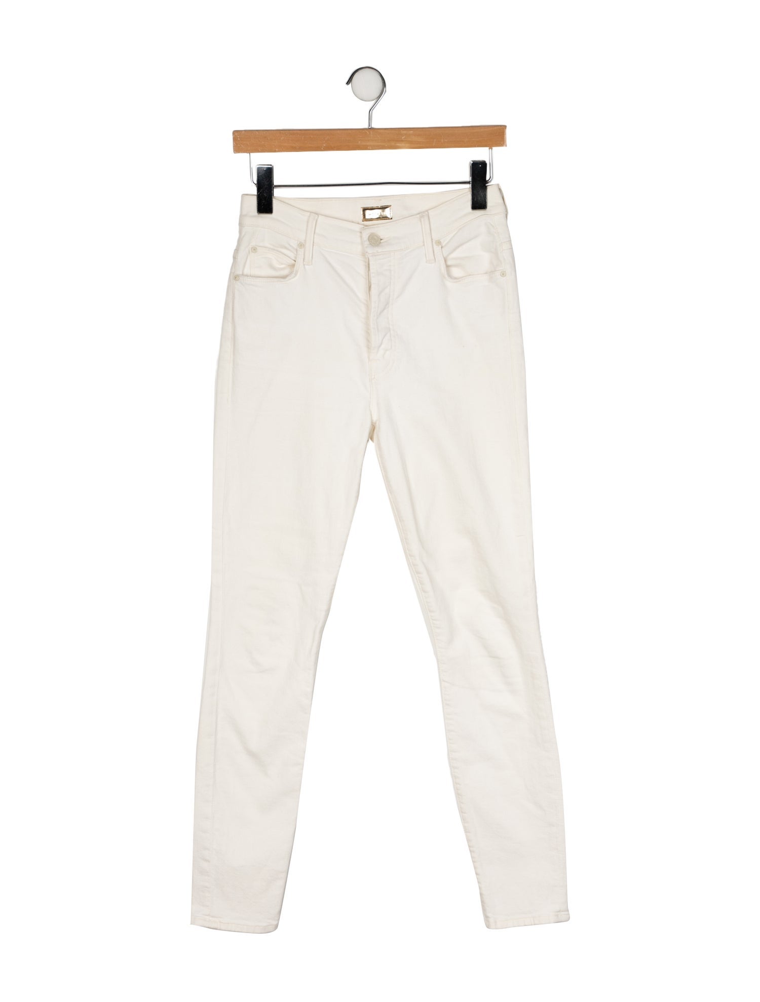 Mother Mid-Rise Skinny Leg Jeans