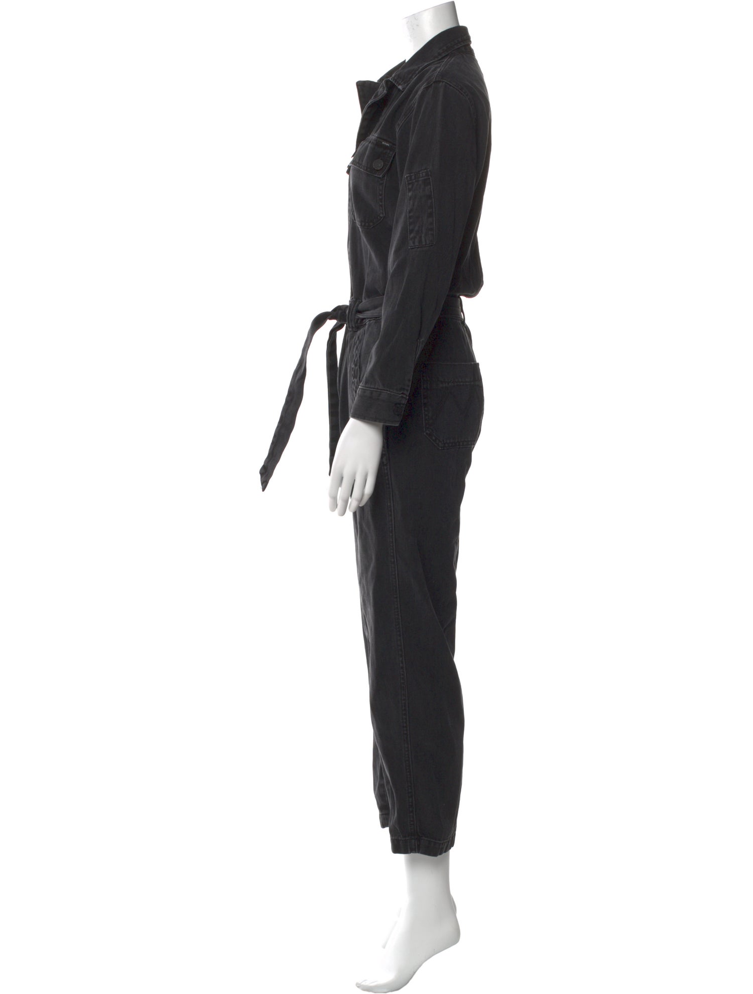 Mother V-Neck Jumpsuit