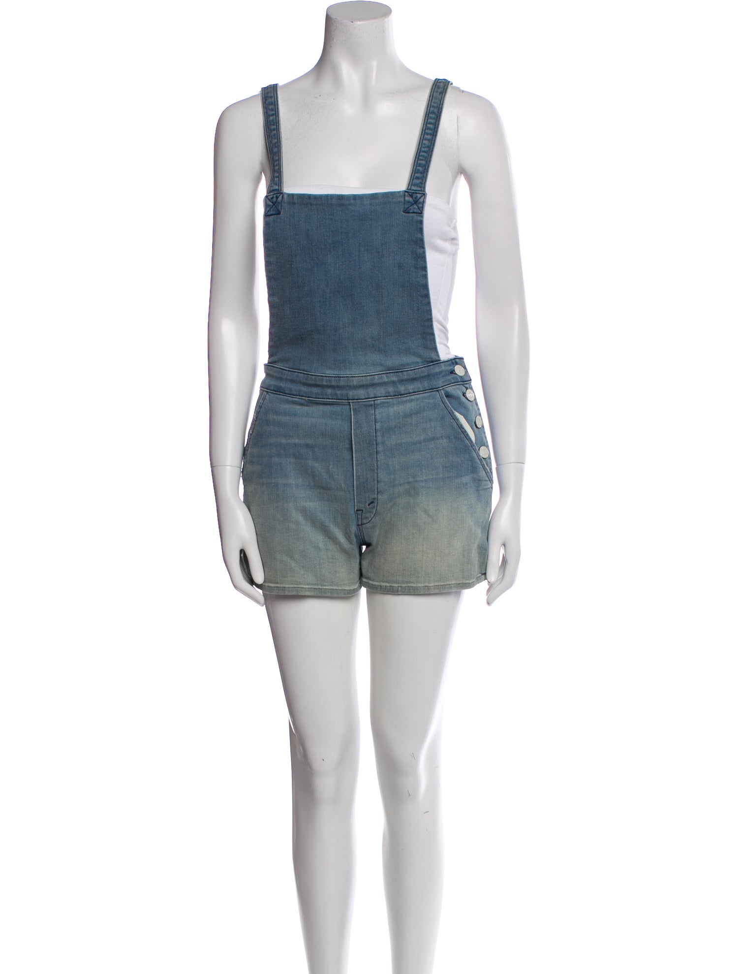 Mother Square Neckline Romper