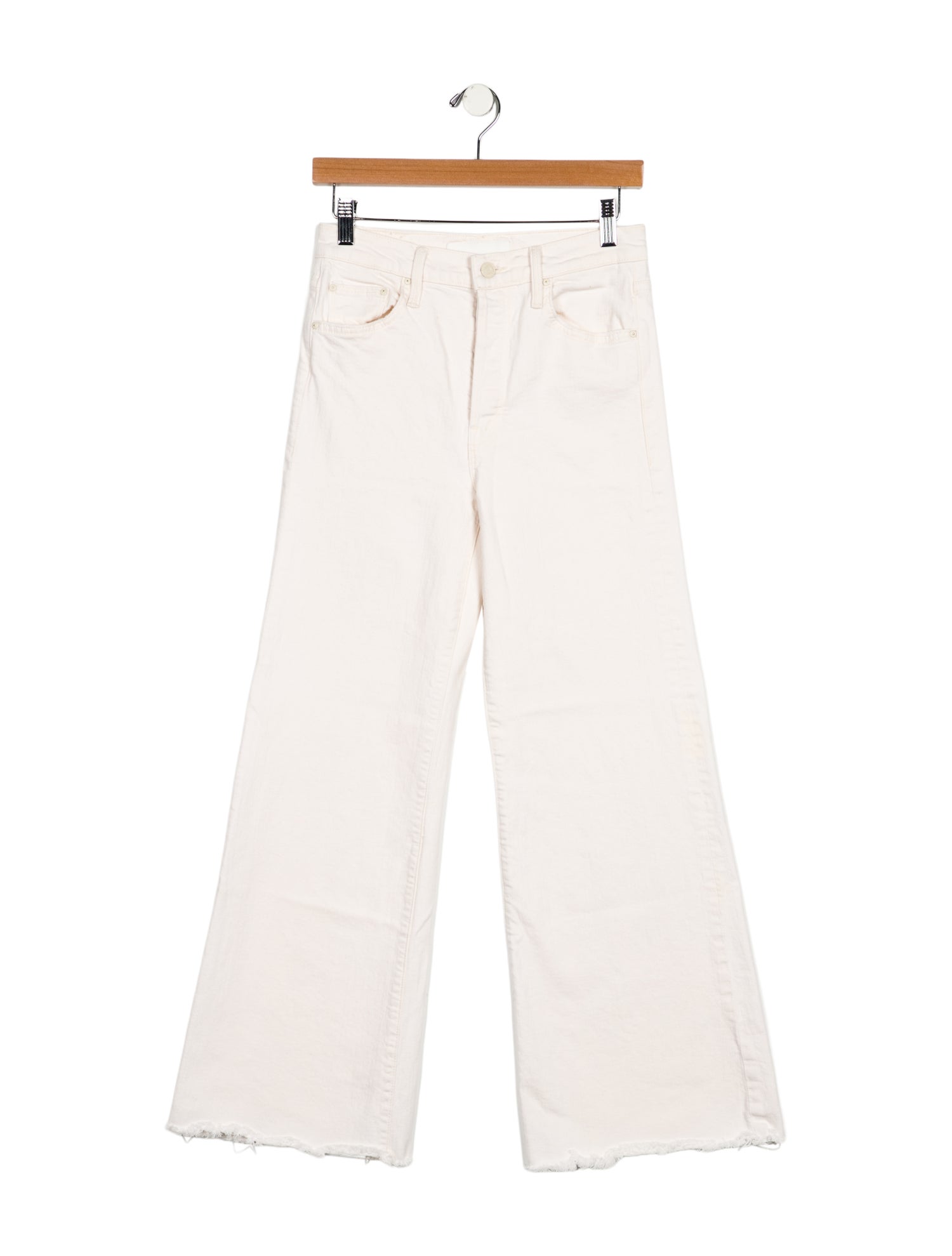 Mother Mid-Rise Wide Leg Jeans