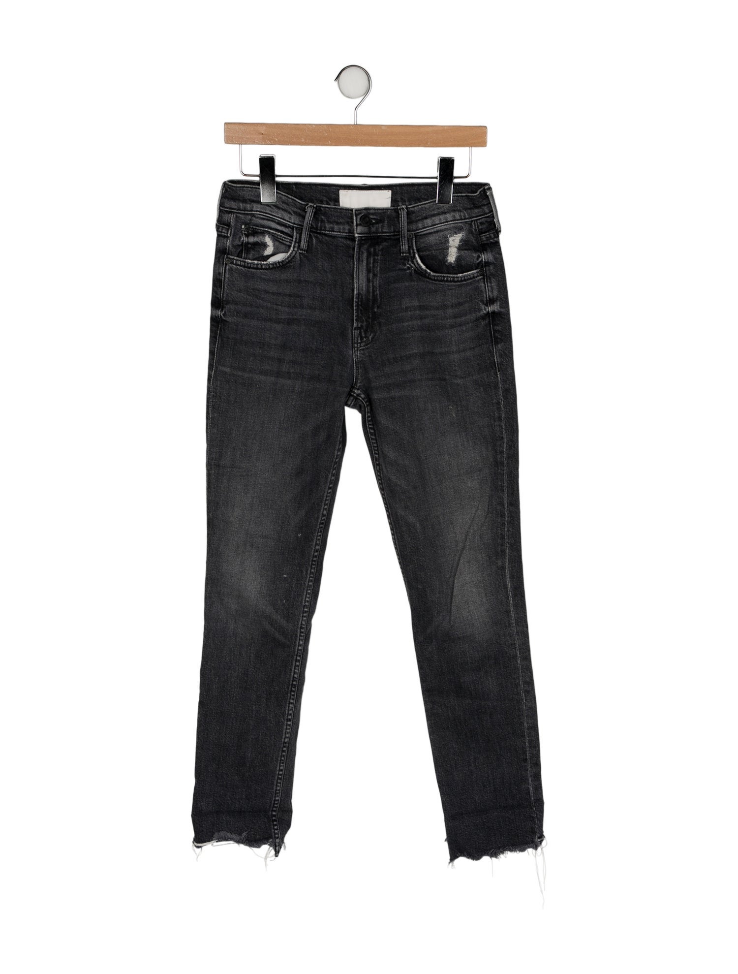 Mother Mid-Rise Straight Leg Jeans