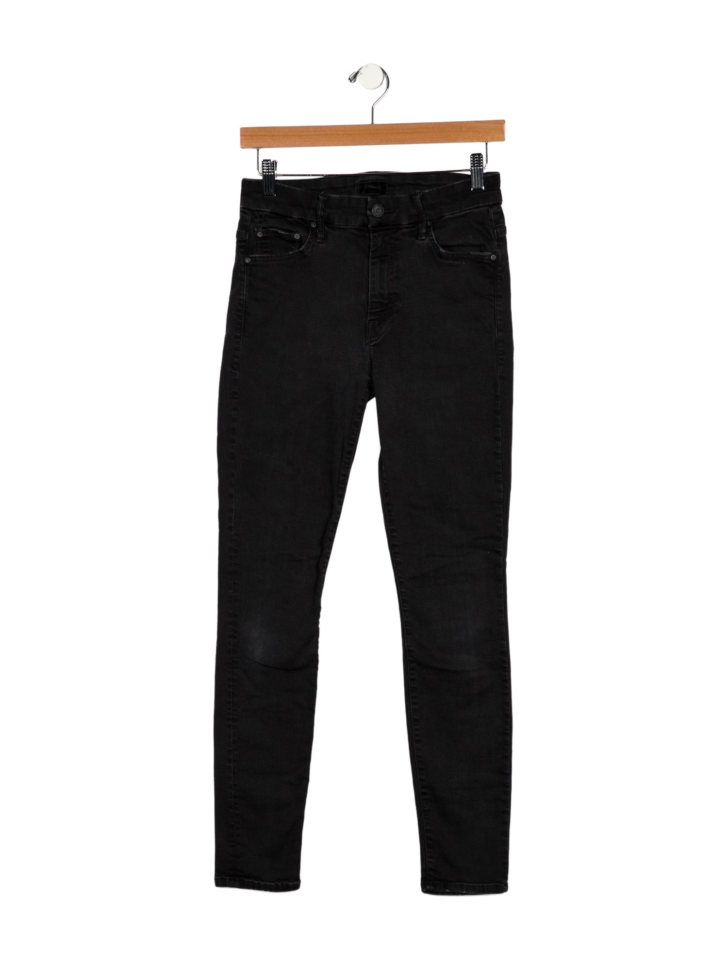 Mother Mid-Rise Skinny Leg Jeans