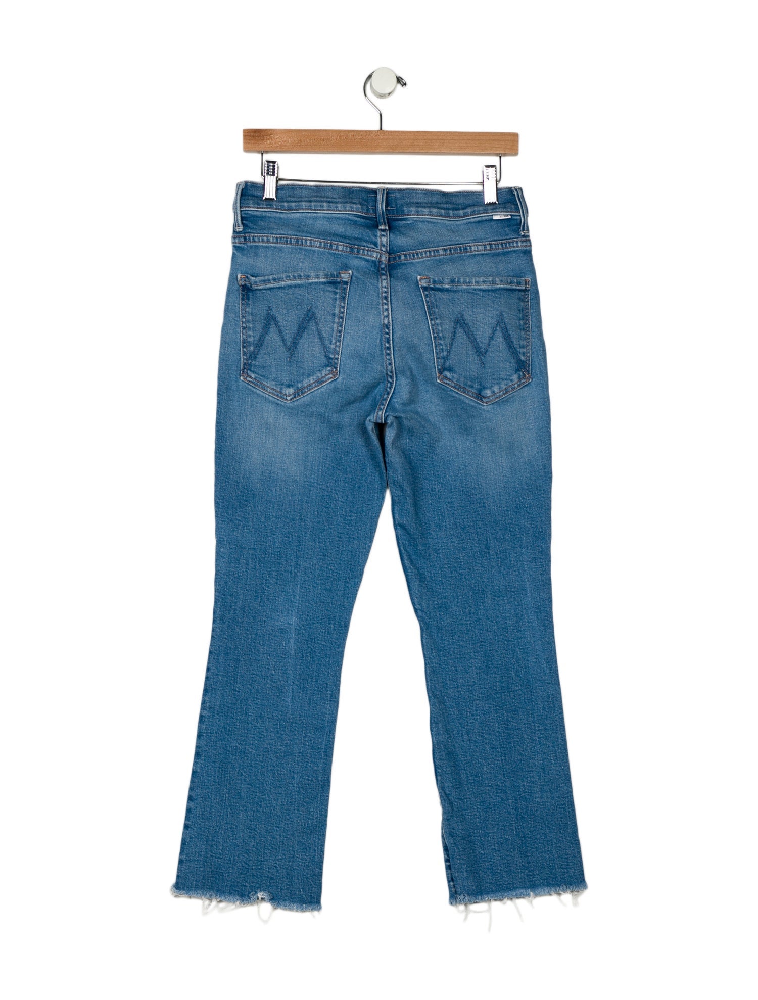 Mother Mid-Rise Straight Leg Jeans