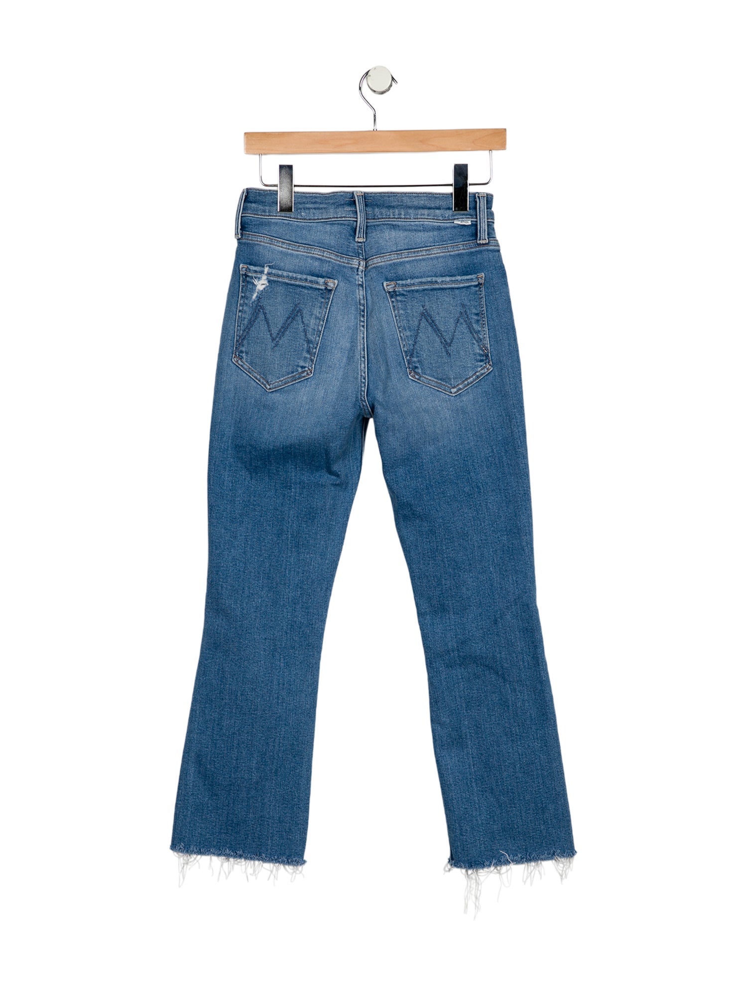 Mother Mid-Rise Straight Leg Jeans
