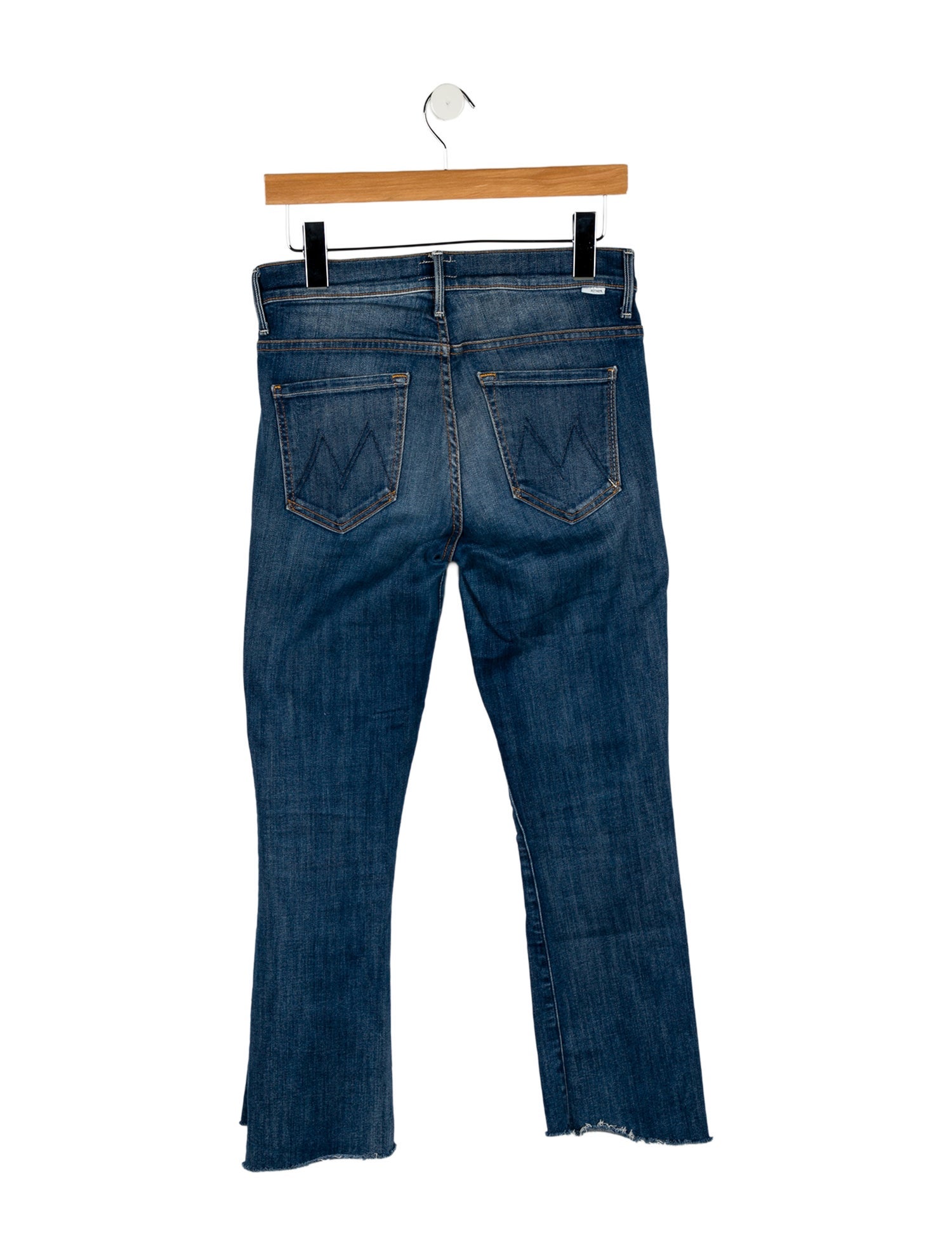 Mother Mid-Rise Straight Leg Jeans