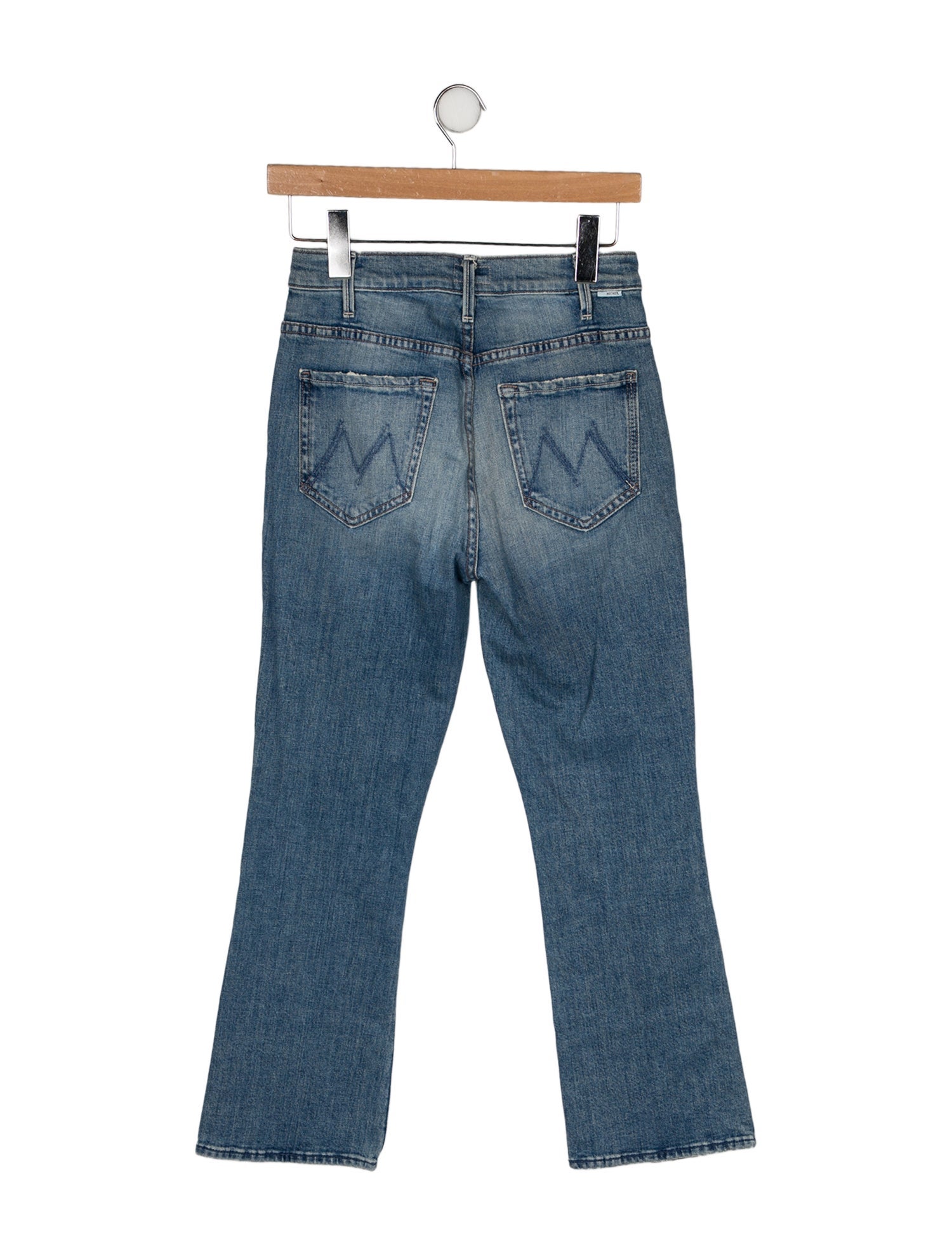 Mother Mid-Rise Straight Leg Jeans