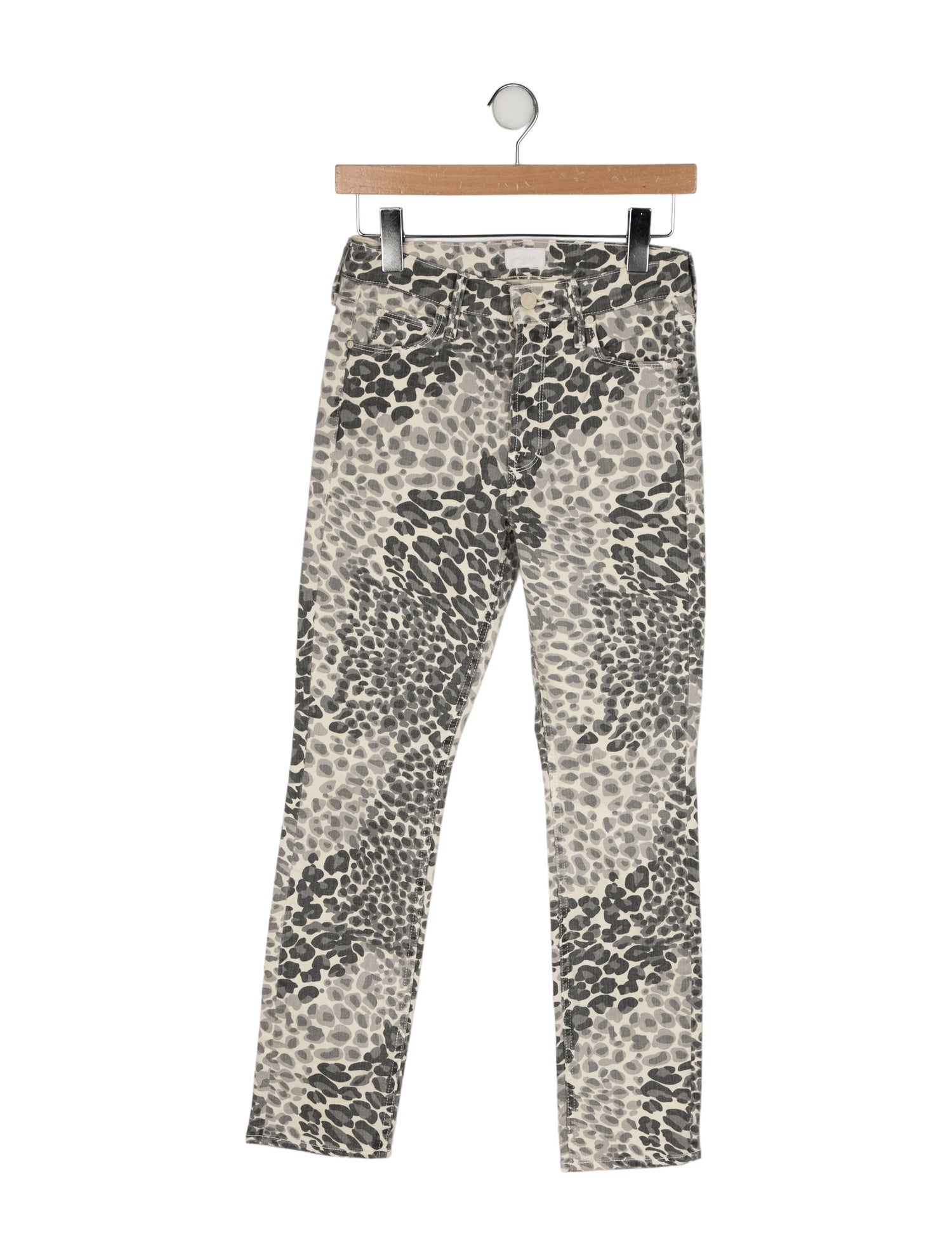 Mother Mid-Rise Straight Leg Jeans