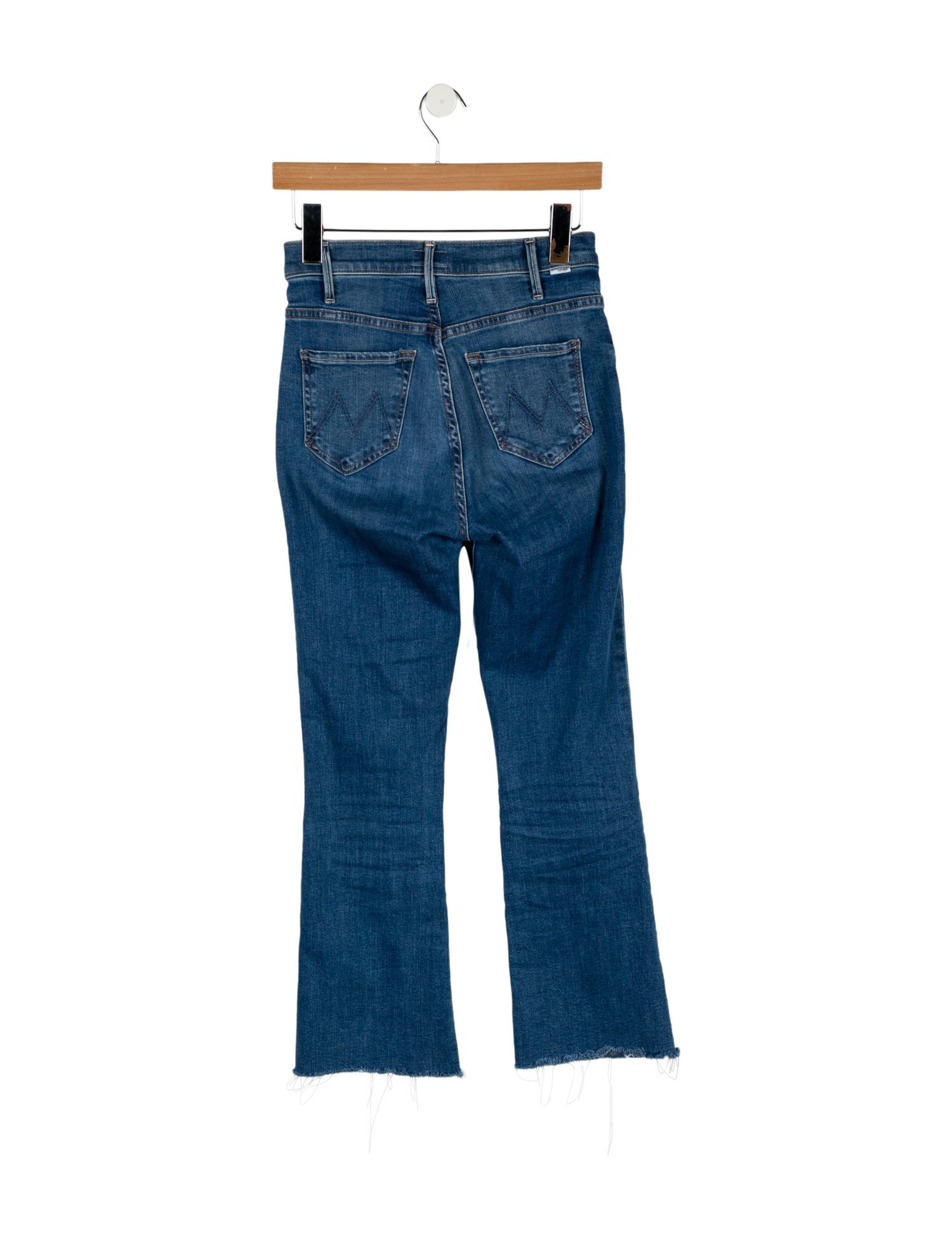 Mother Mid-Rise Straight Leg Jeans