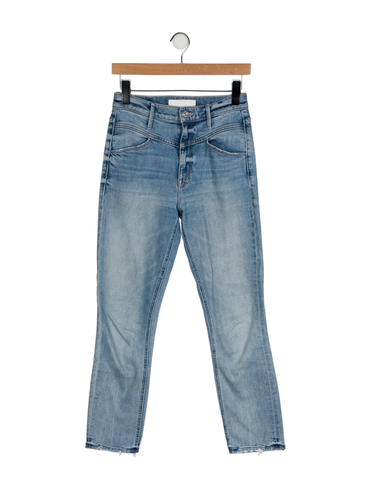 Mother High-Rise Straight Leg Jeans