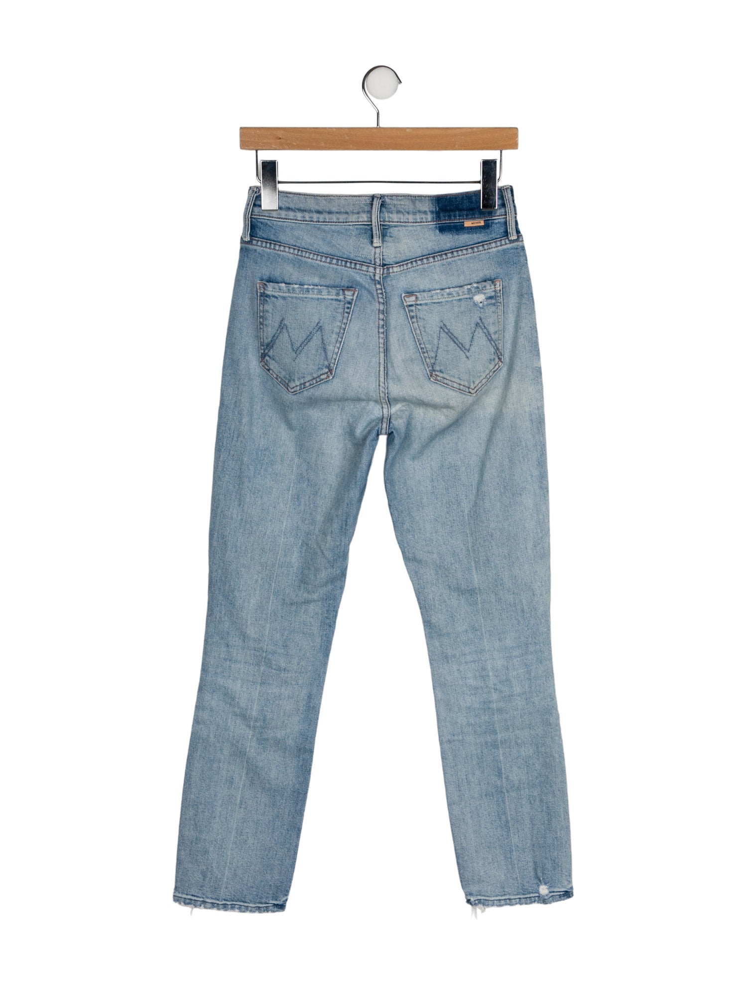 Mother High-Rise Straight Leg Jeans