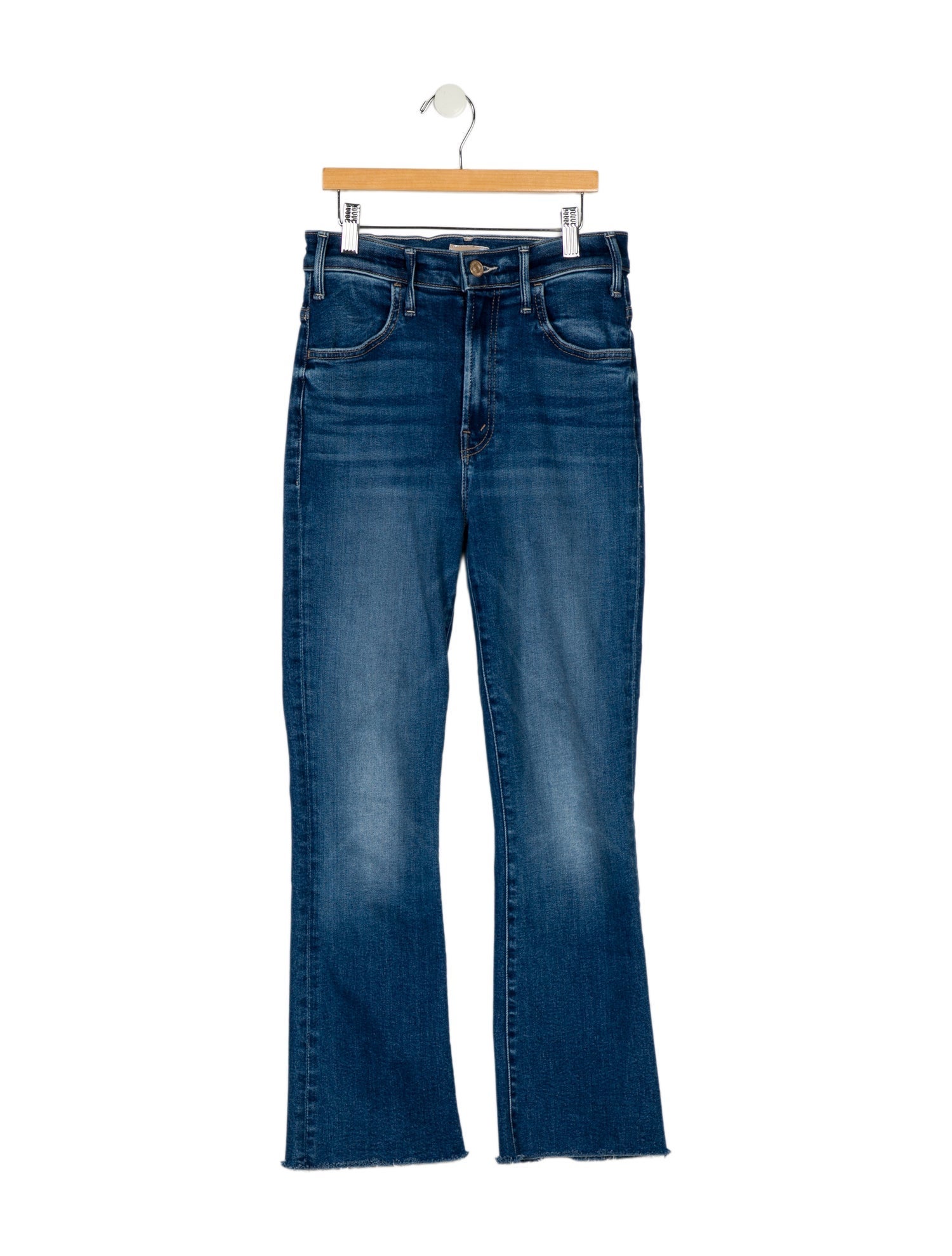 Mother Mid-Rise Straight Leg Jeans
