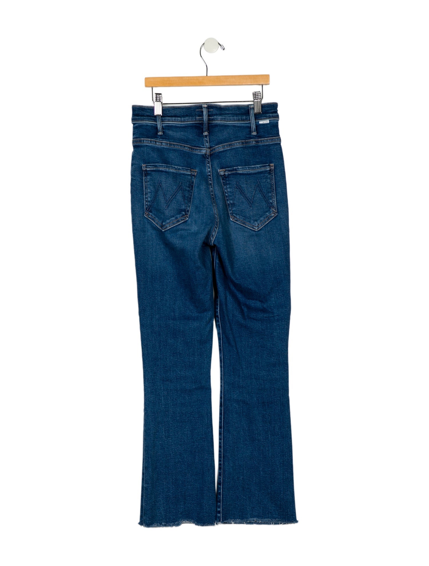 Mother Mid-Rise Straight Leg Jeans