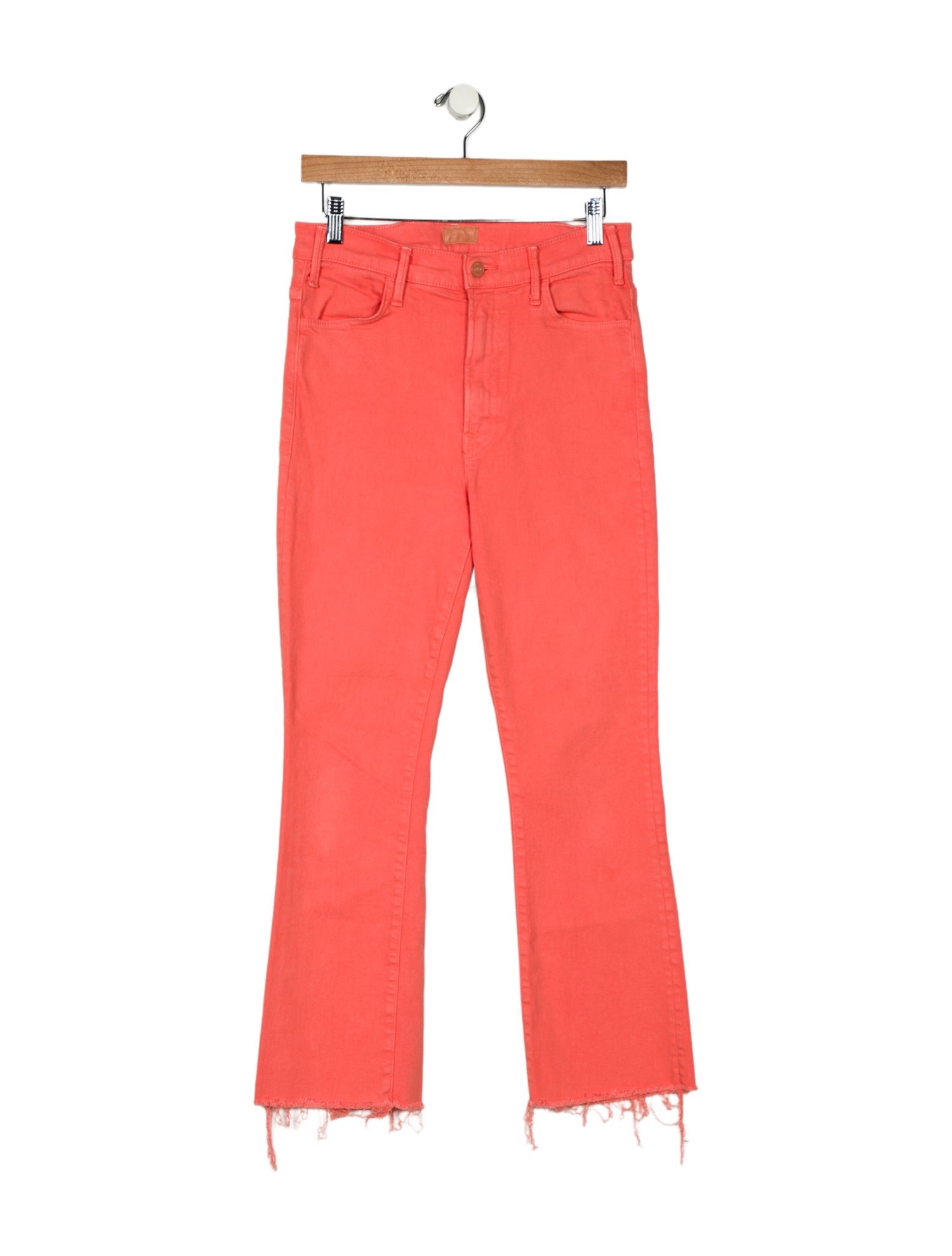 Mother Mid-Rise Straight Leg Jeans