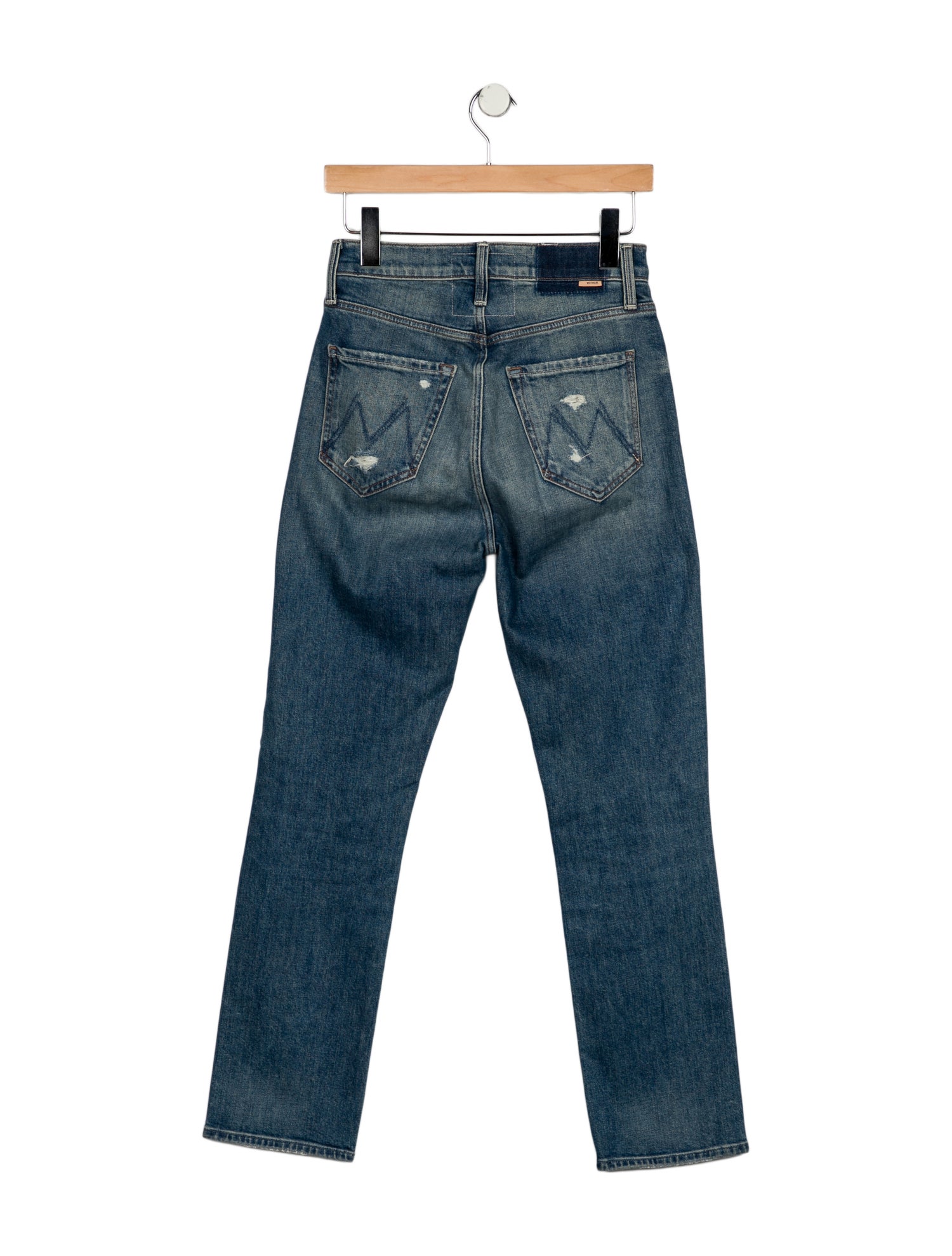 Mother High-Rise Straight Leg Jeans