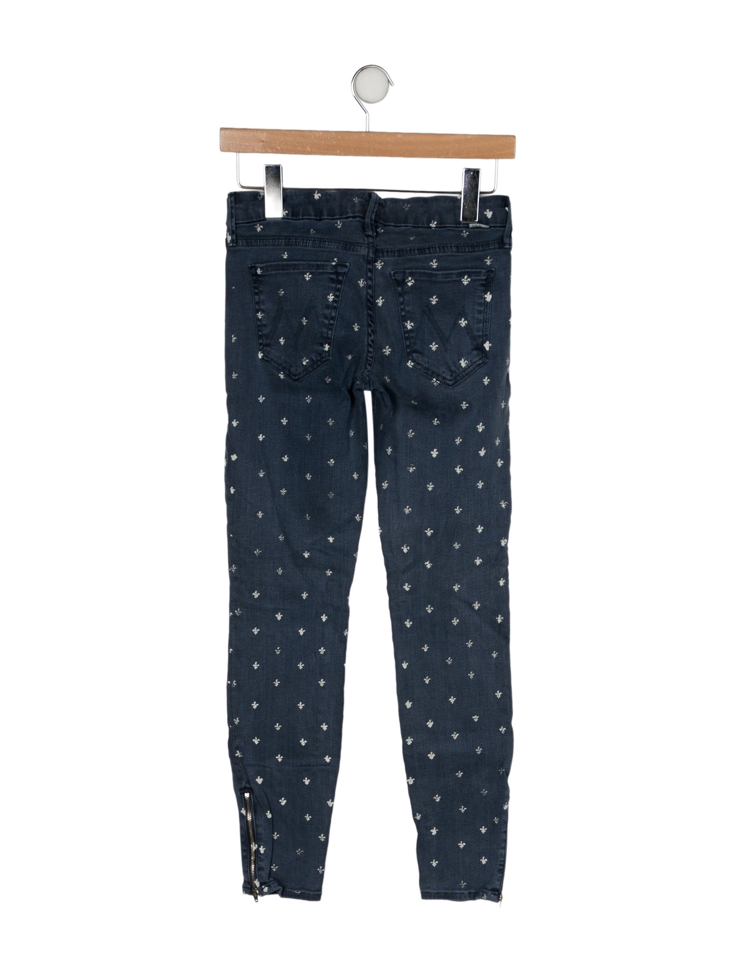 Mother Mid-Rise Skinny Leg Jeans