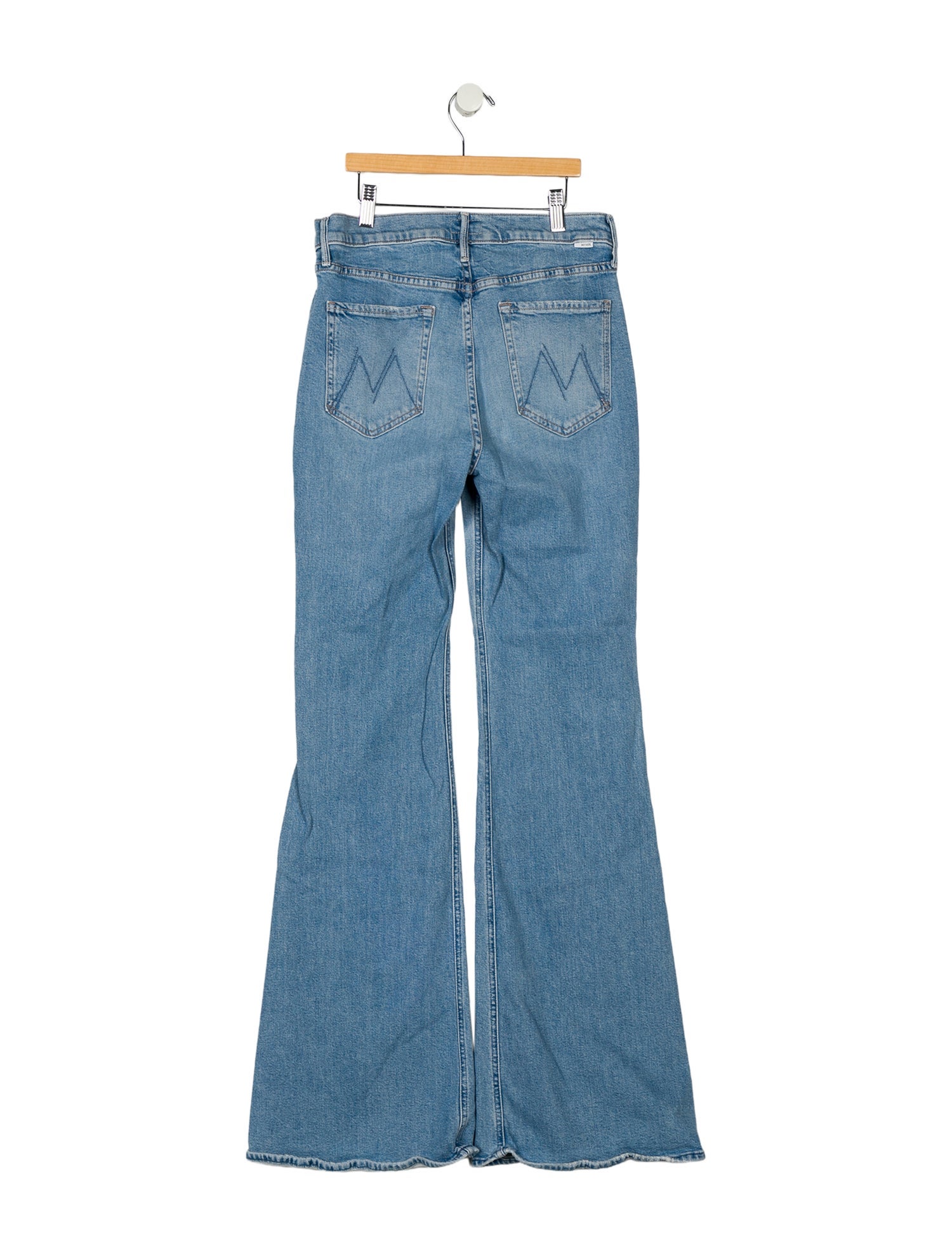 Mother Mid-Rise Wide Leg Jeans